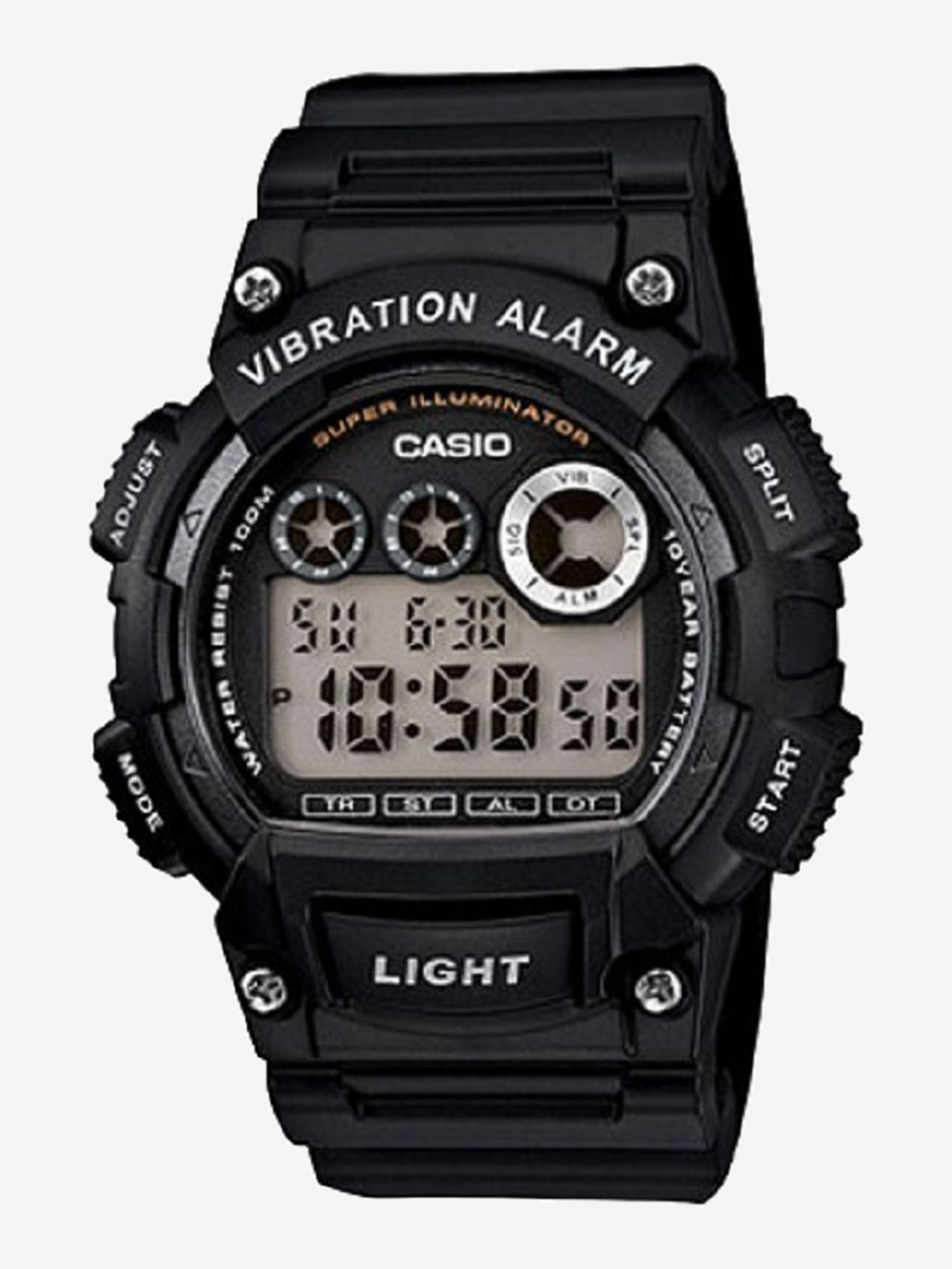 

Наручные часы Casio W-735H-1A, Черный