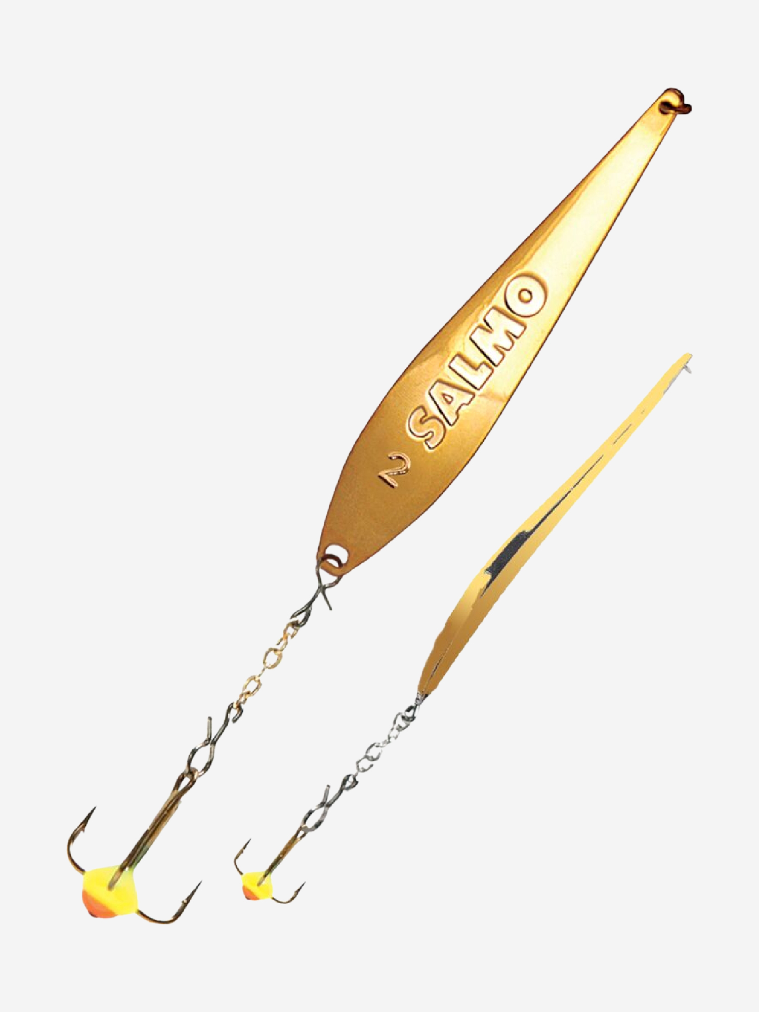 Изображение товара Блесна зимняя Lucky John S-2-Z с цепочкой и тройником, 4г, для хищной рыбалки