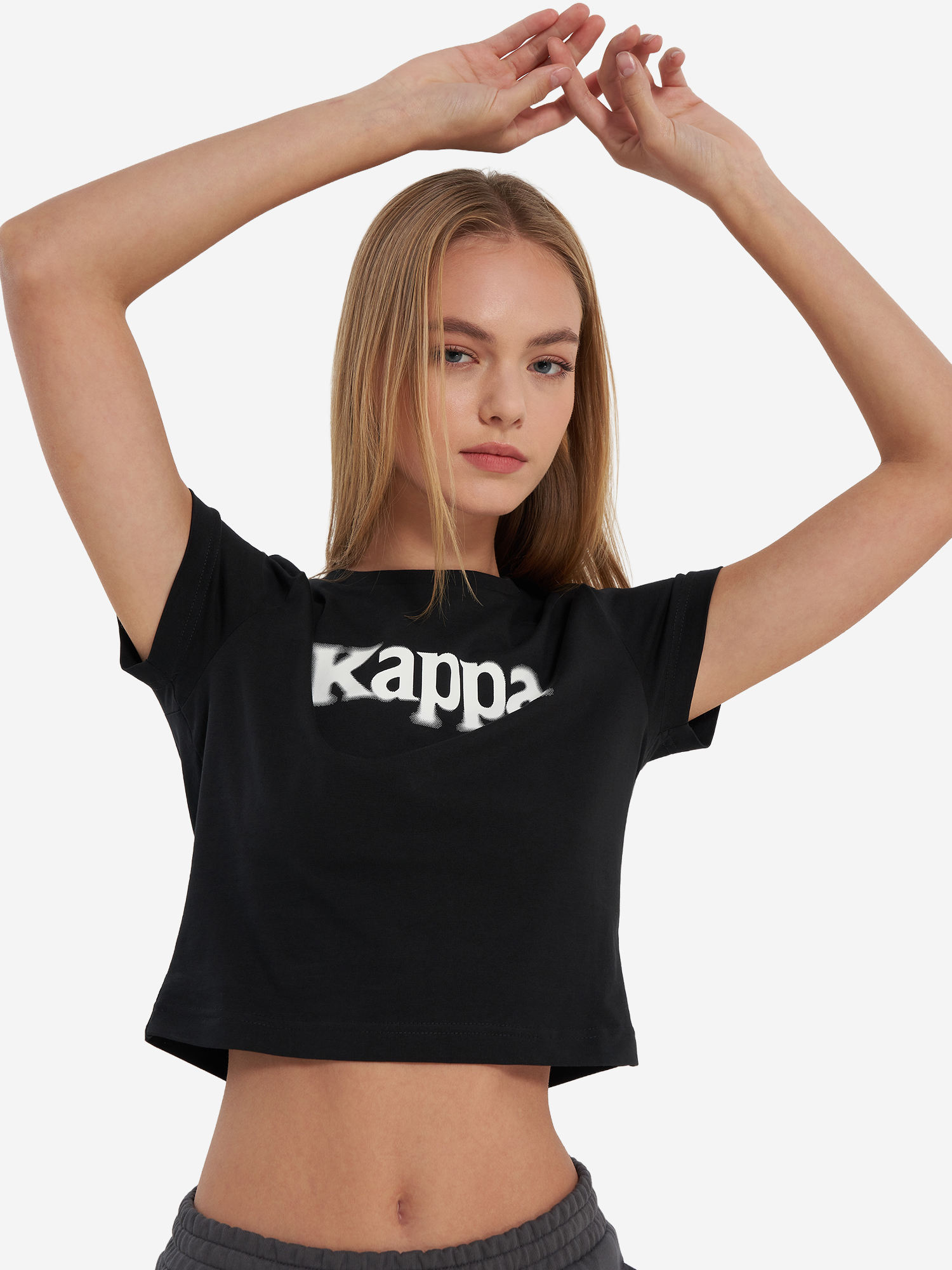 Футболка женская Kappa, Черный