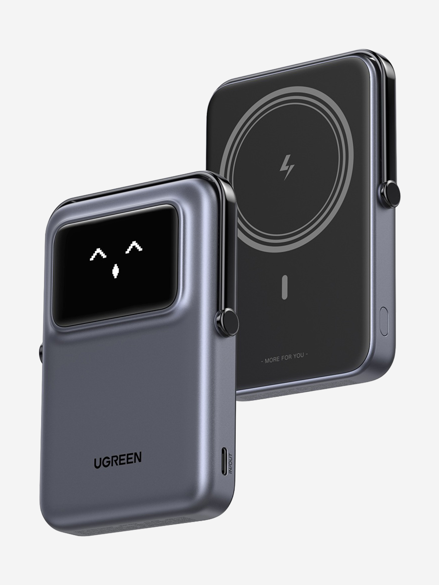 Изображение товара Внешний аккумулятор UGREEN PB572 UNO 10000mAh с магнитным креплением и быстрой зарядкой Изображение товара Внешний аккумулятор UGREEN PB572 UNO 10000mAh с магнитным креплением и быстрой зарядкой
