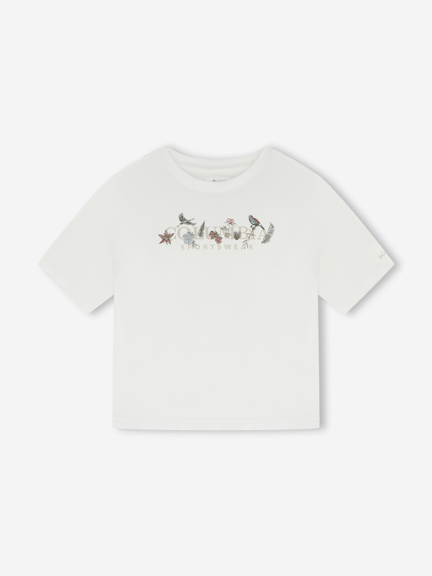 Футболка Columbia Rolling Bend Graphic Relaxed Crop SS, белый, арт. 2119991CLB-104