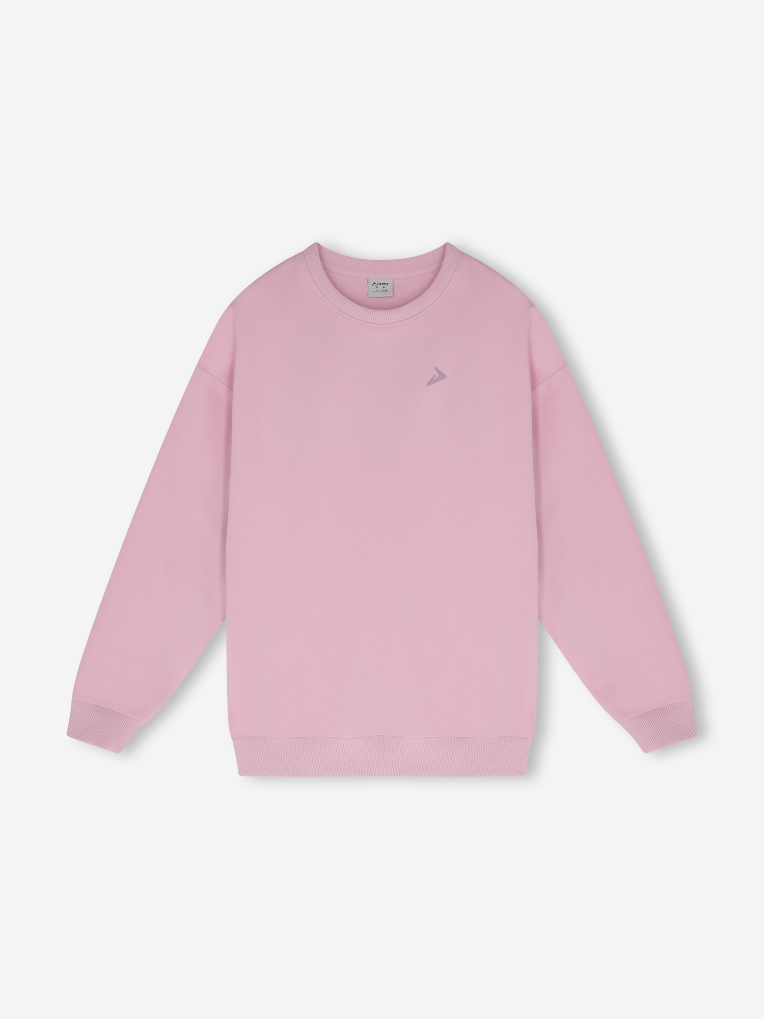 Свитшот Demix оверсайз, розовый, арт. 33925