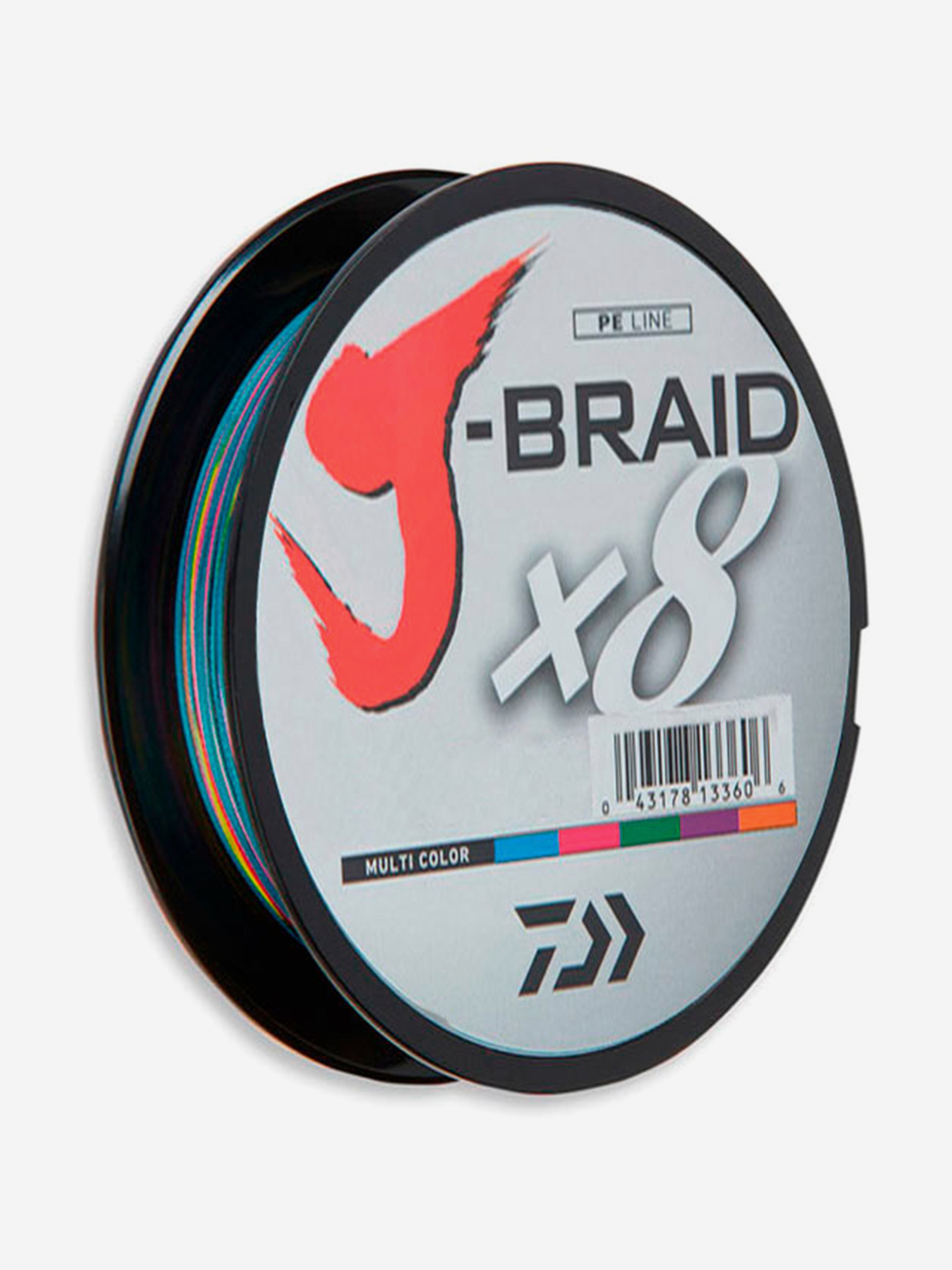 

DAIWA Шнур J-Braid x8 300м Multicolor 0,28мм 26,5кг, Мультицвет