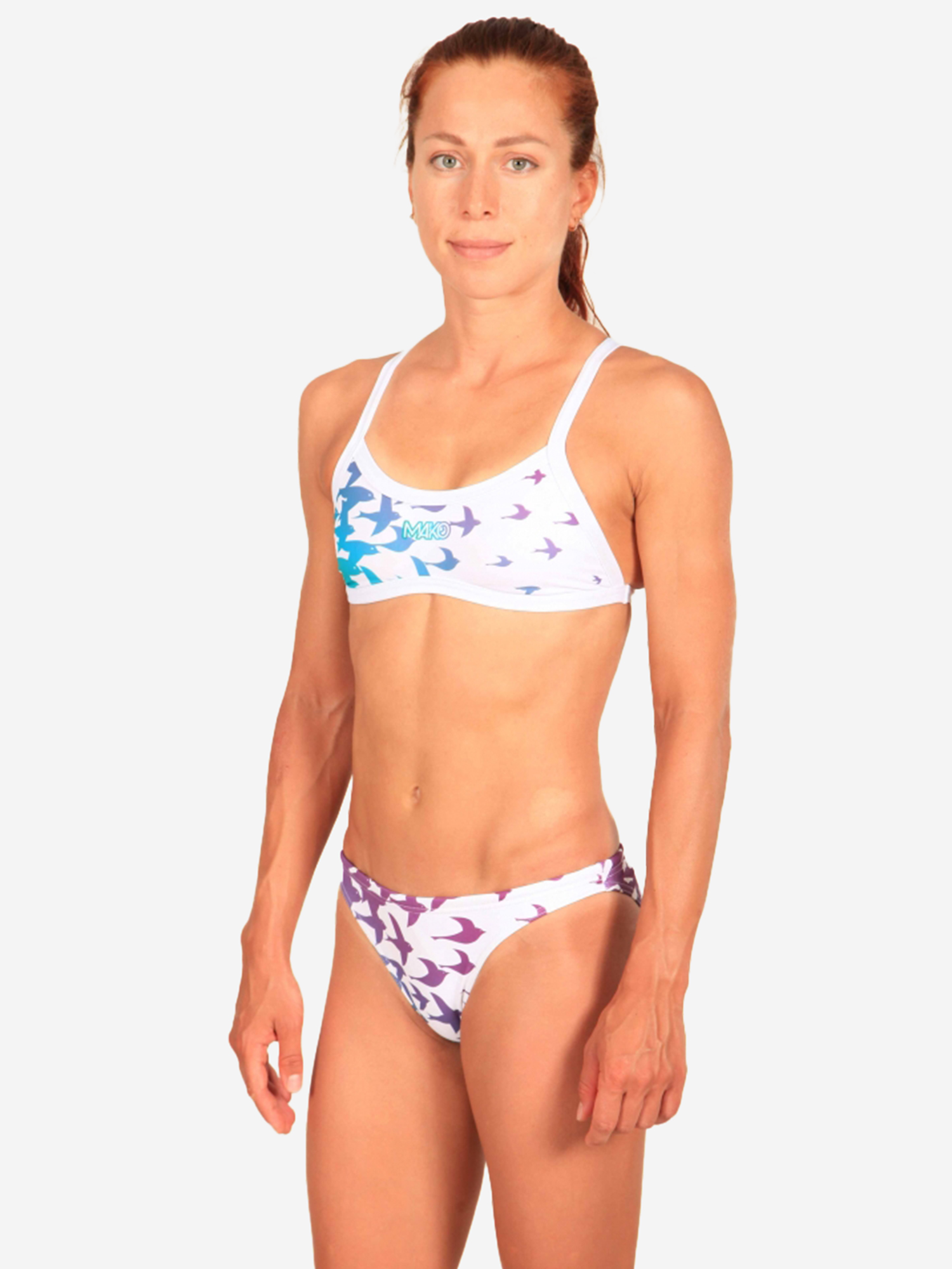 Плавки женские Mako Sunkissed Flight Slip, Белый