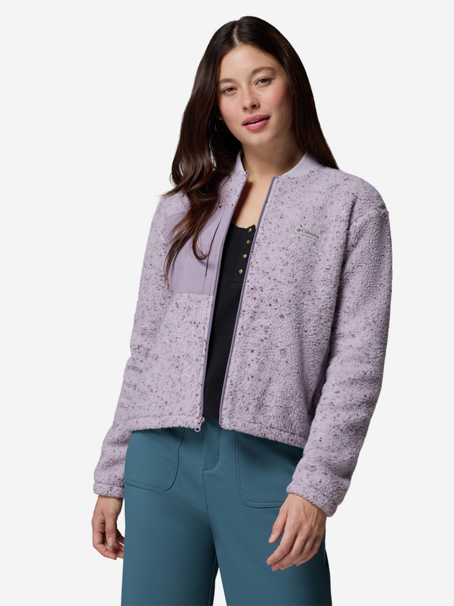 

Джемпер флисовый женский Columbia Stellar Path Fleece Bomber Full Zip, Розовый