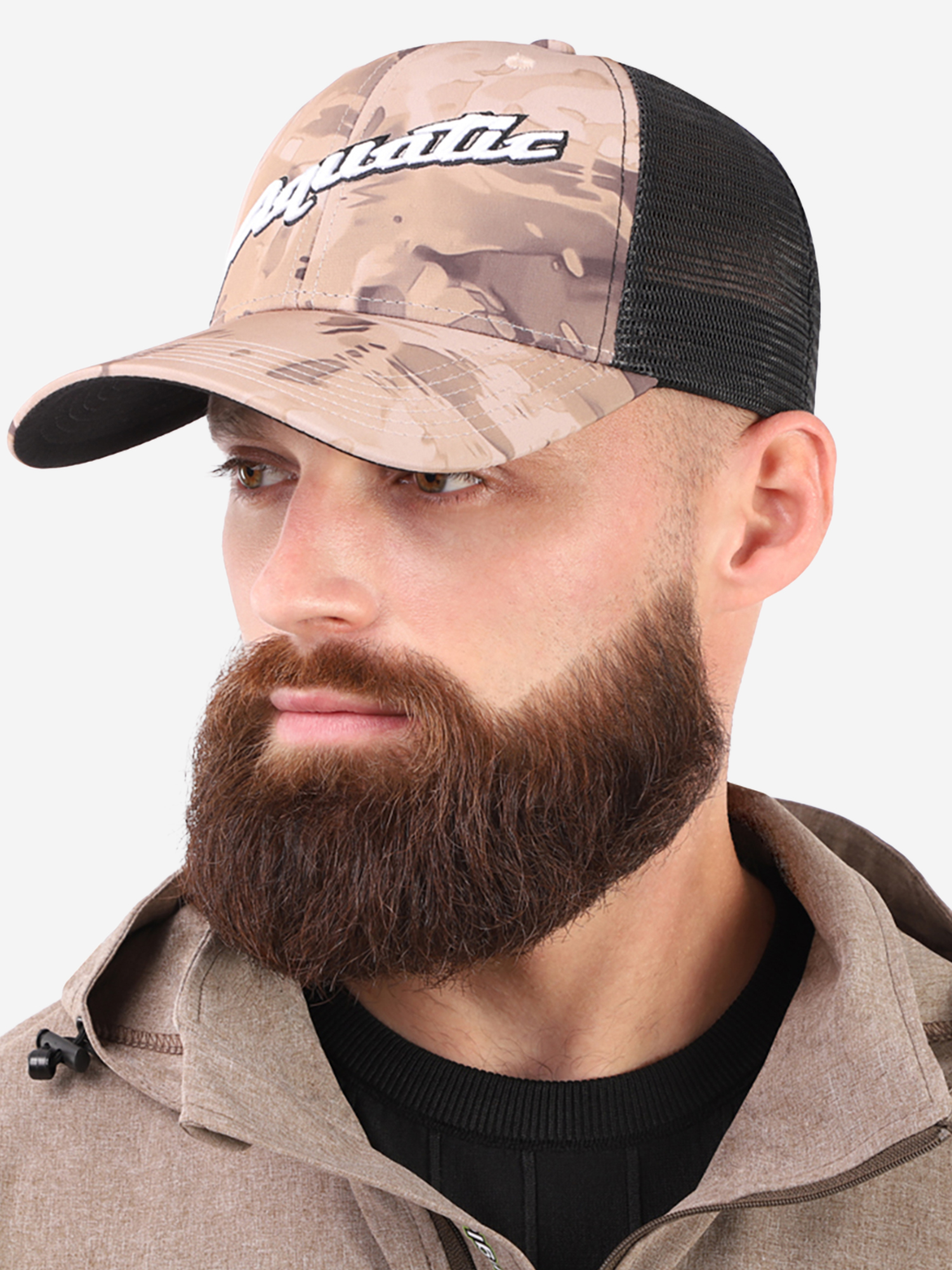 Изображение товара Кепка Aquatic КА-26 с логотипом SAND CAMO для рыбалки и охоты