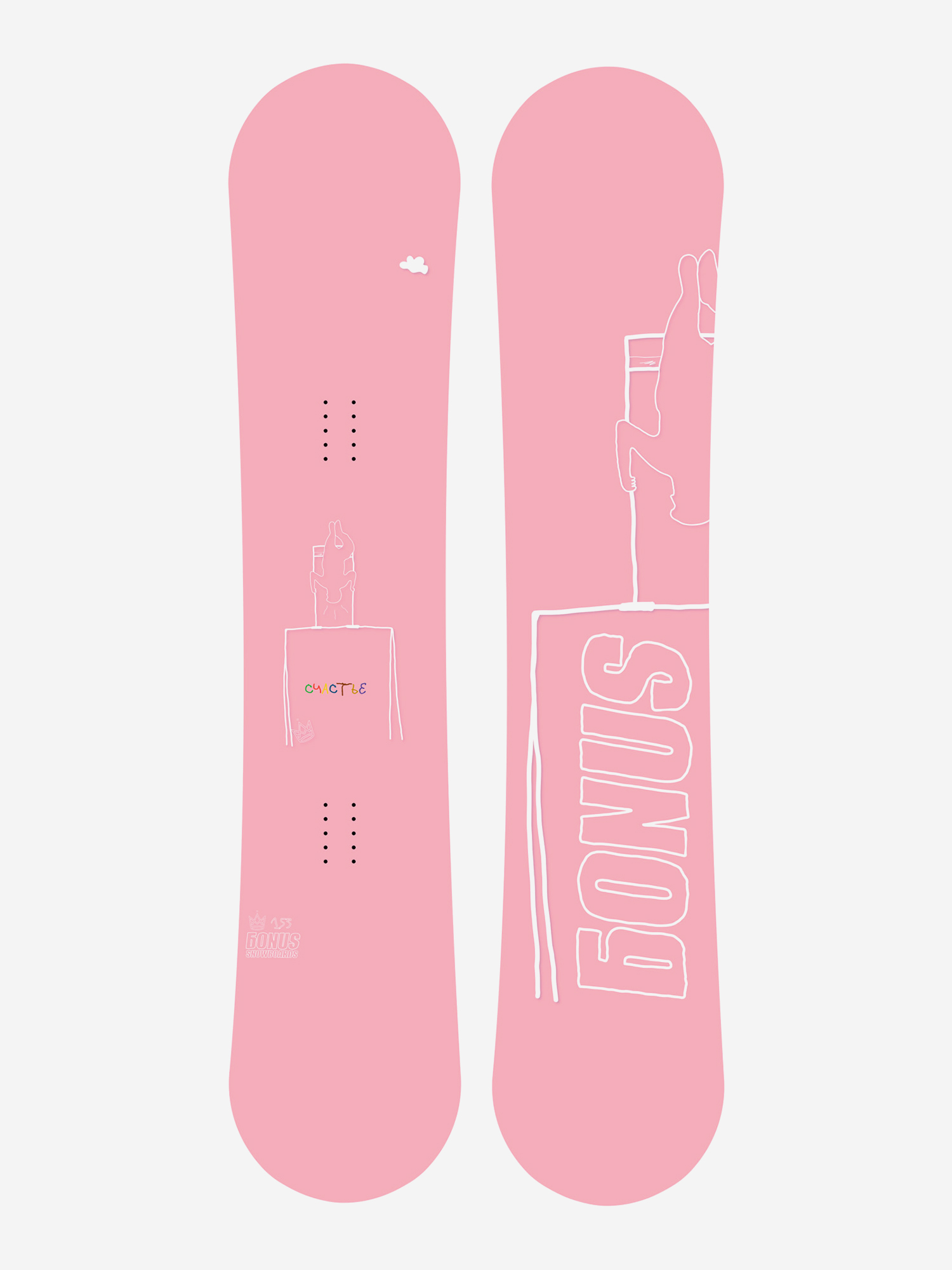 Изображение товара Сноуборд BONUS SNOWBOARDS Happy для фристайла, 2025/2026