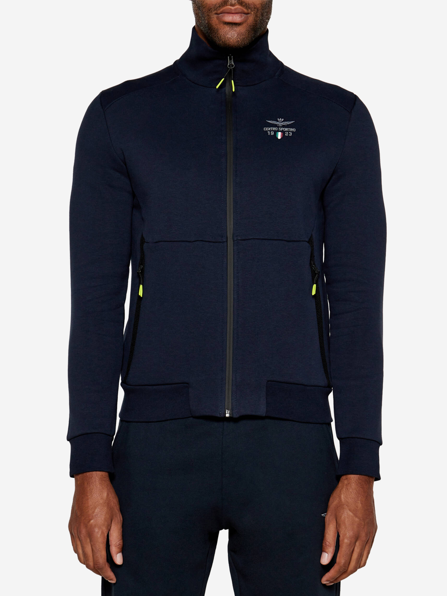 Изображение товара Мужская олимпийка Centro Sportivo AERONAUTICA MILITARE с молнией и логотипом