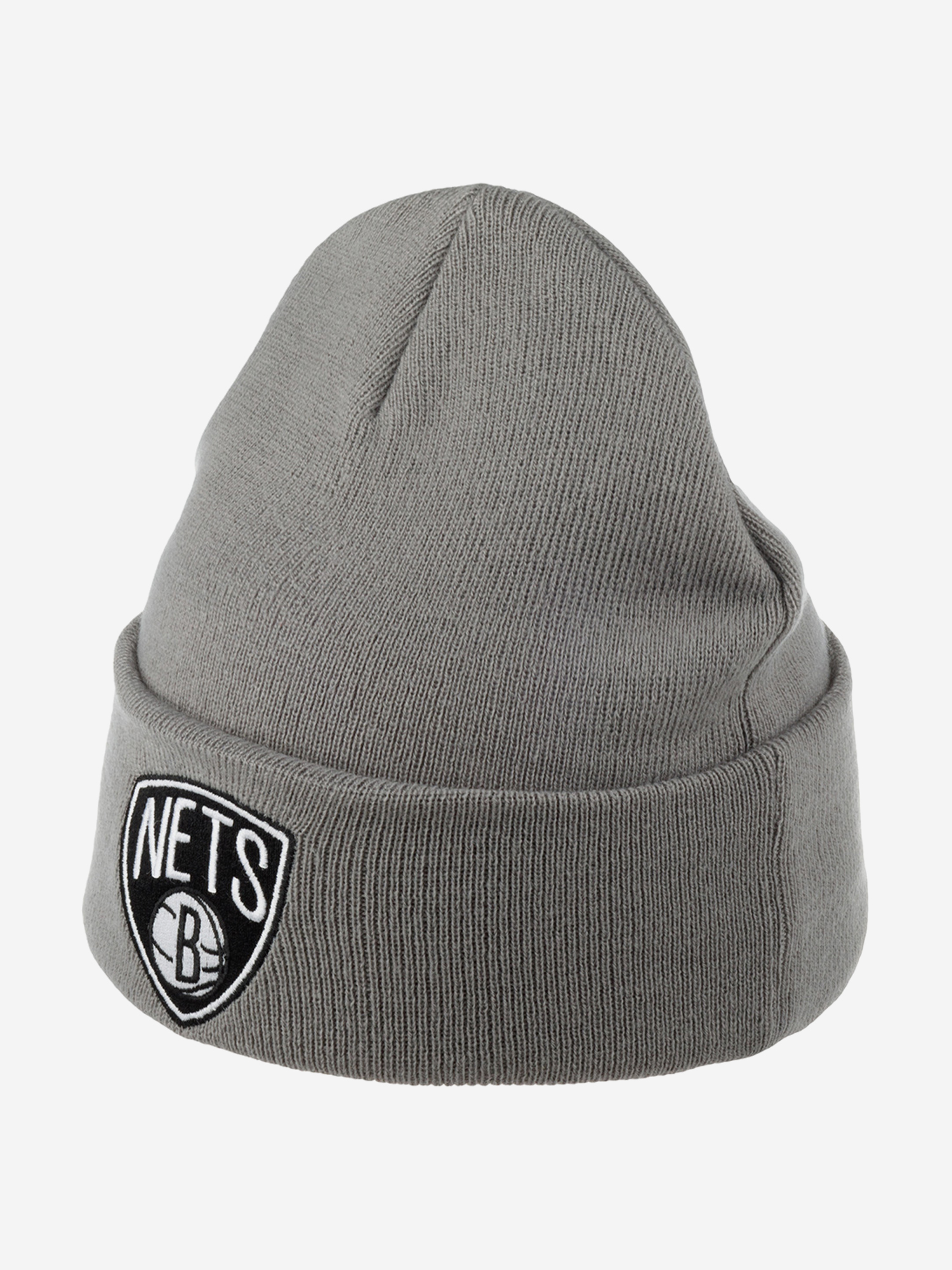 Шапка с отворотом MITCHELL NESS EU175-TEAMTALK-GRY Brooklyn Nets NBA (серый), Серый 58-939XDOXM4K-08, размер Без размера - фото 3