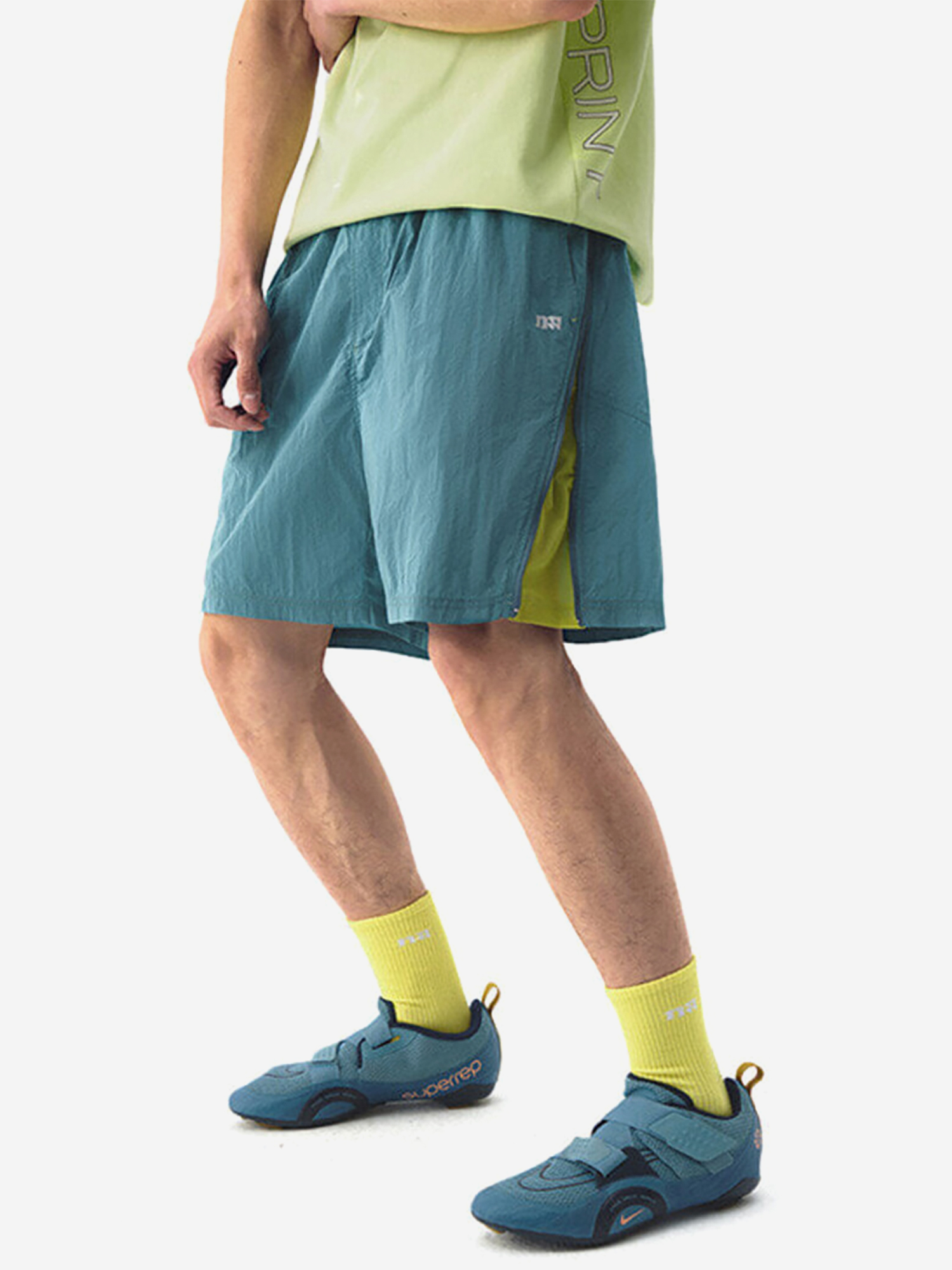 Изображение товара Шорты Nothomme Casual Shorts Moderate, бирюзовые, унисекс Изображение товара Шорты Nothomme Casual Shorts Moderate, бирюзовые, унисекс