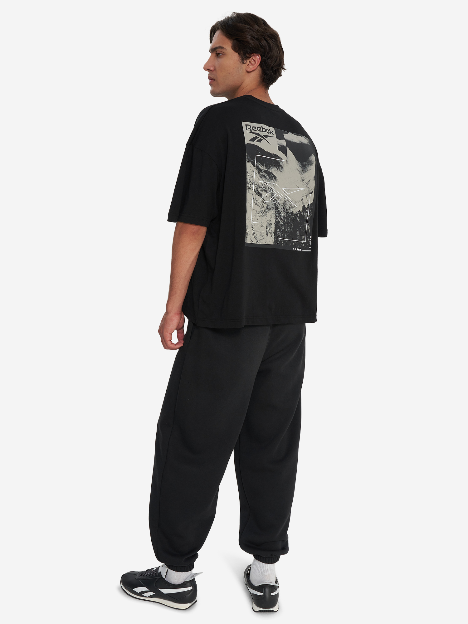 Футболка мужская Reebok Melvin Mountain, Черный 5