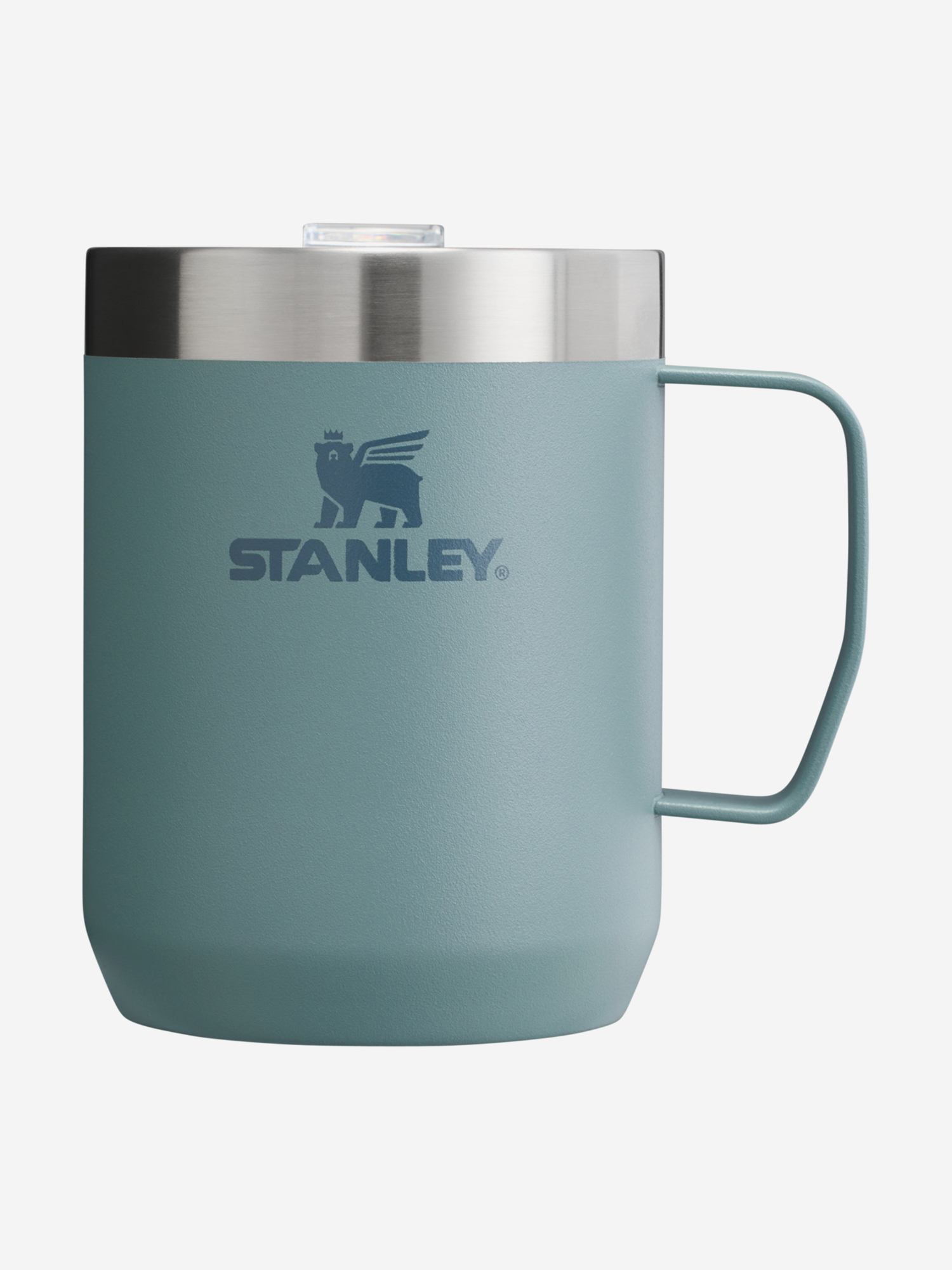 

Термокружка Stanley Classic, 230 мл, серая, с ручкой и крышкой, Серый
