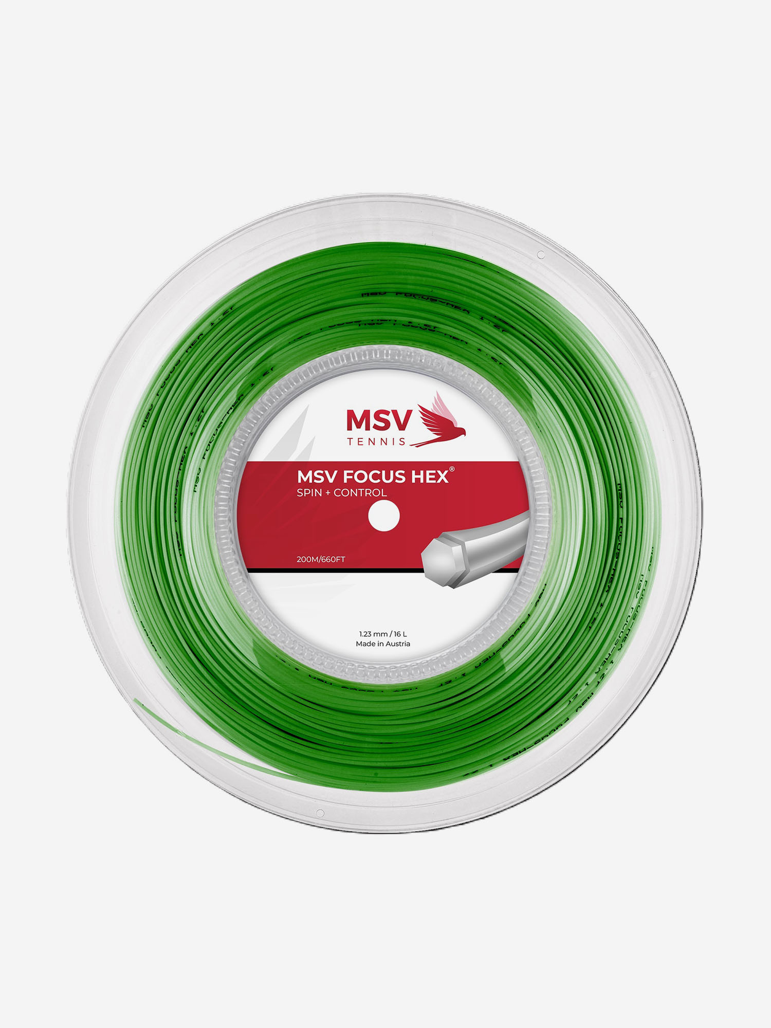 

Теннисная струна MSV Focus HEX 200м, Зеленый