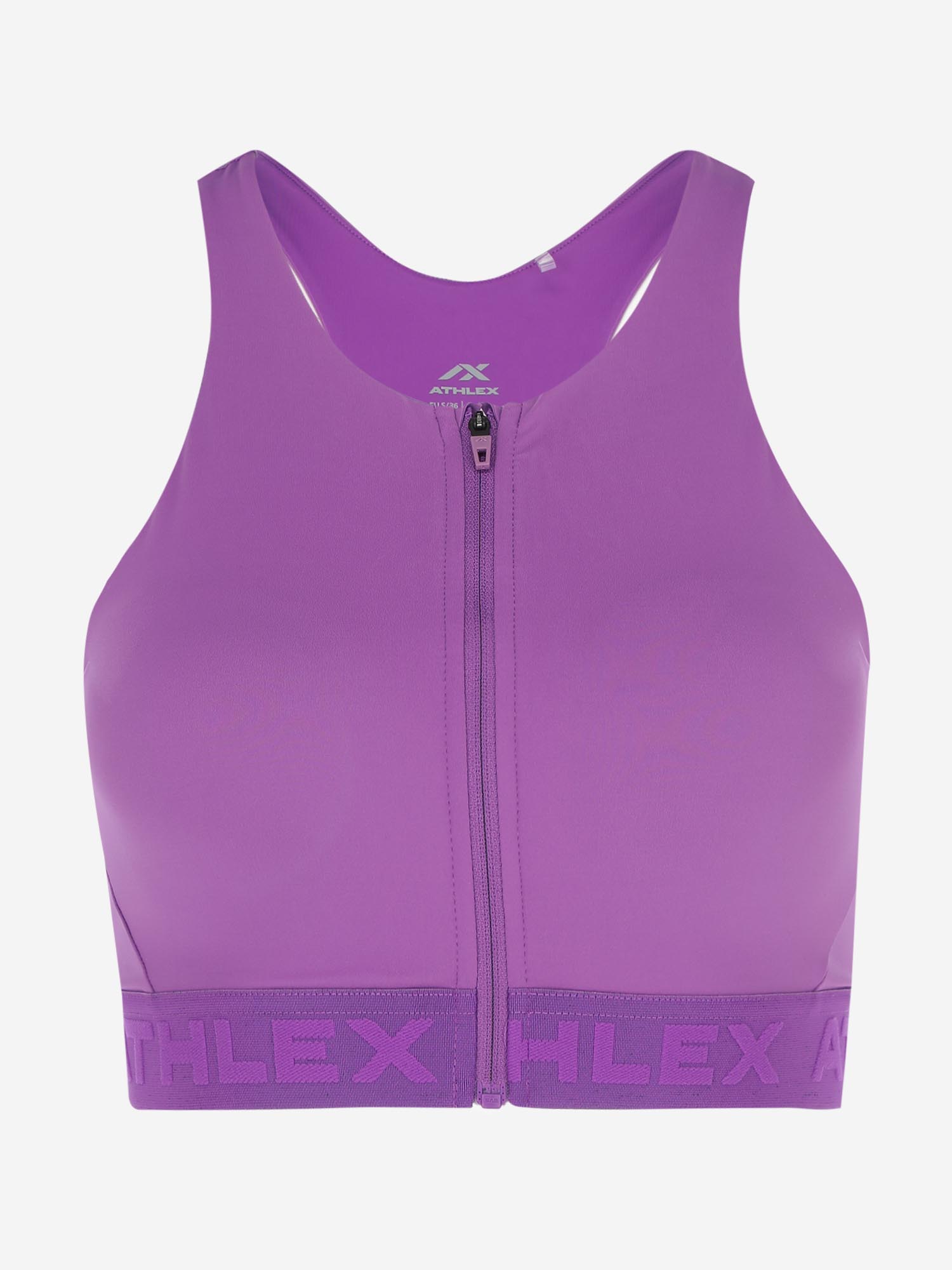 Спортивный топ бра Athlex Pulse+, Фиолетовый 126256A31-P3, размер RUS 44 | EUR S/36 - фото 9