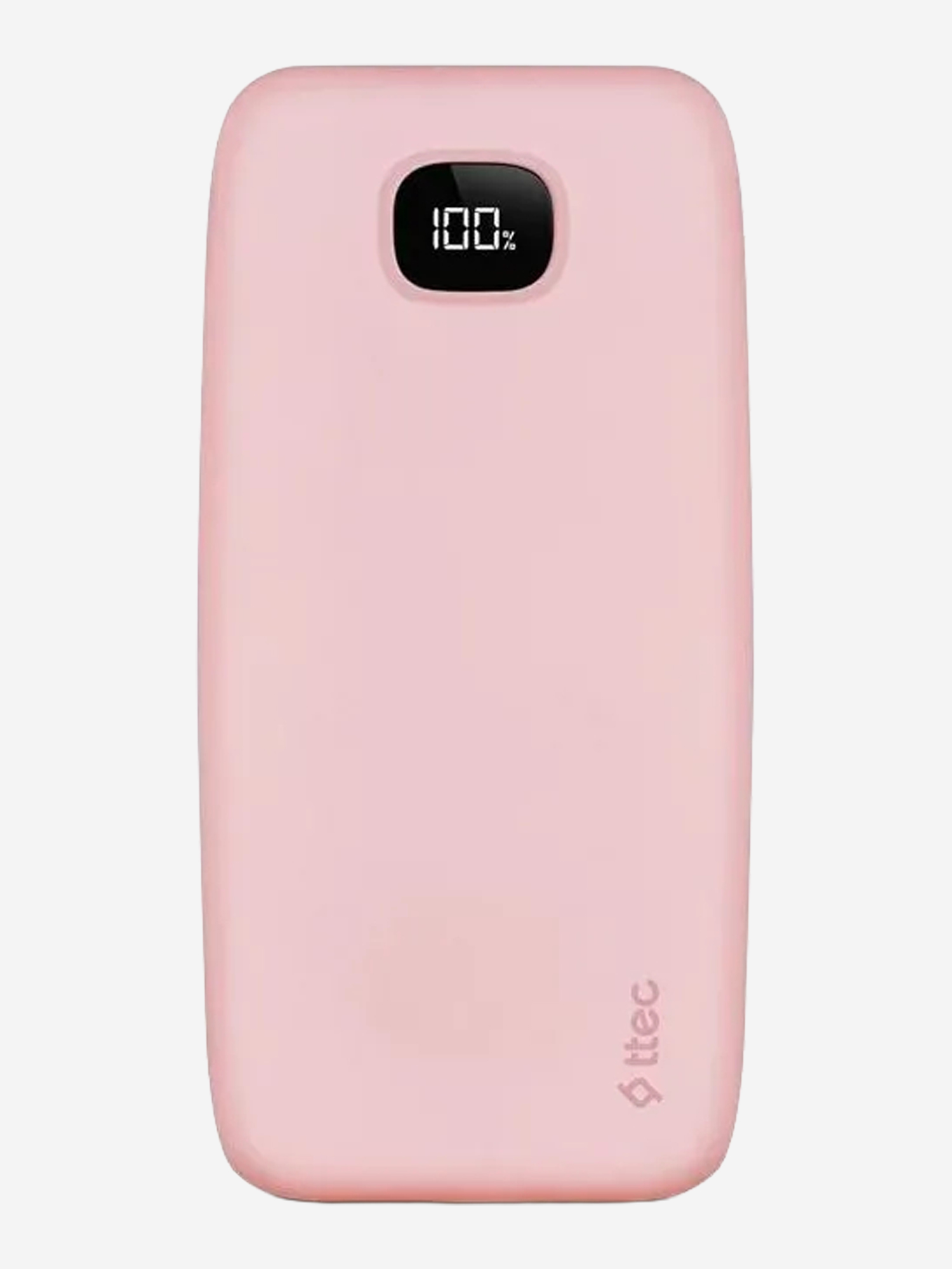 Изображение товара Внешний аккумулятор TTEC ChargeUp LCD 20000mAh Powerbank. Цвет: розовый, Розовый