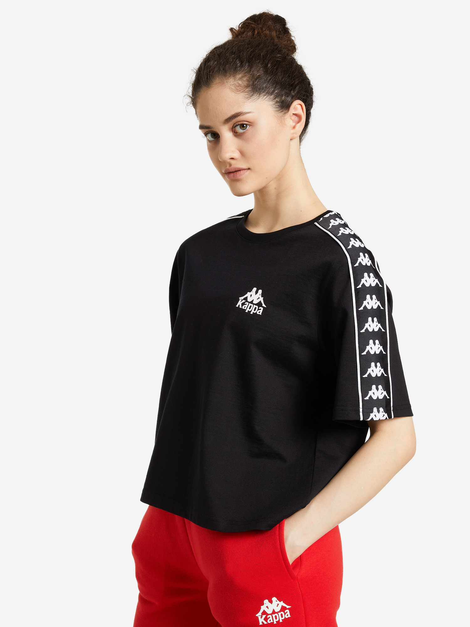 Футболка оверсайз Kappa, черный, арт. 110737KAP-99