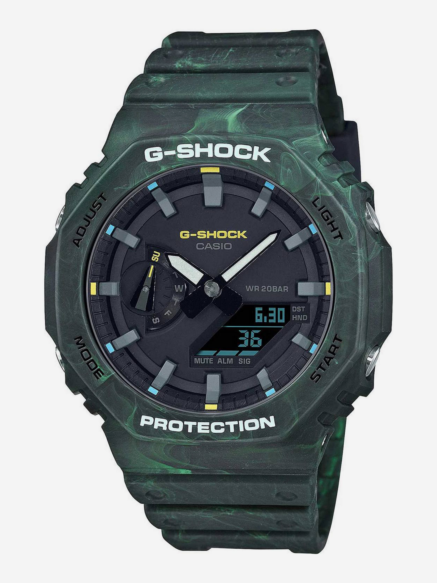 

Спортивные часы Casio G-Shock GA-2100FR-3A, Зеленый
