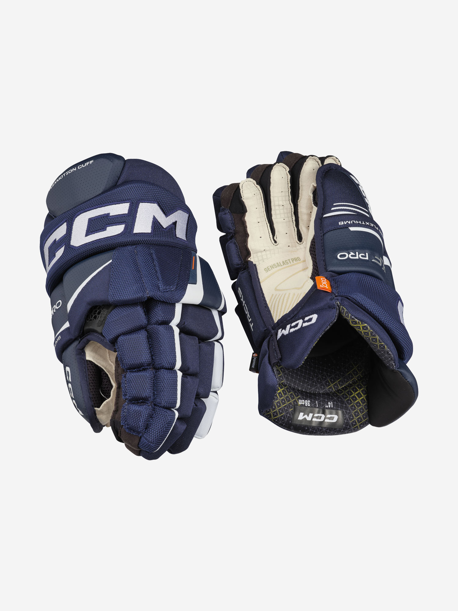 фото Перчатки хоккейные ccm tacks xf pro sr, синий