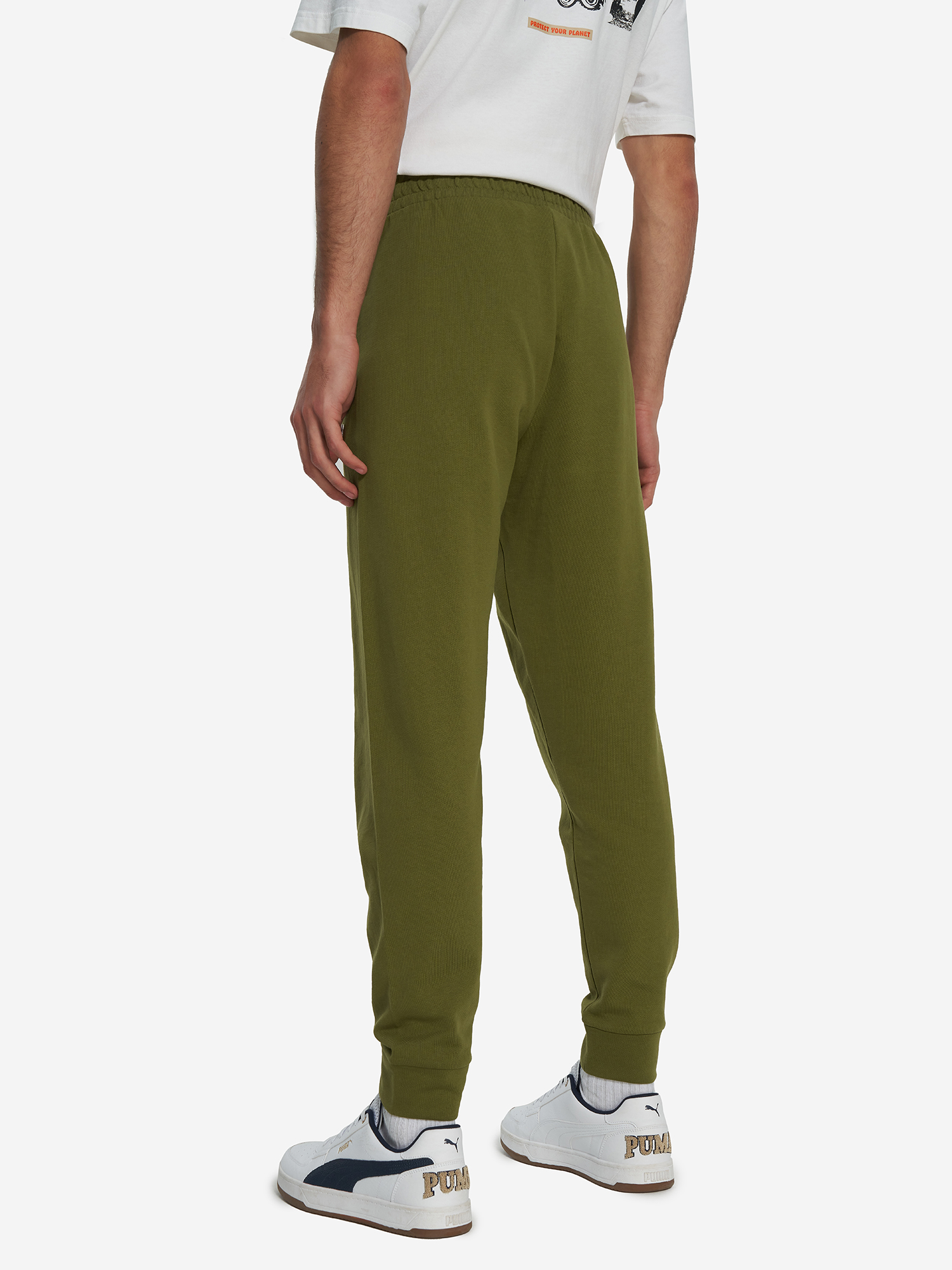 фото Брюки мужские puma better essentials, зеленый