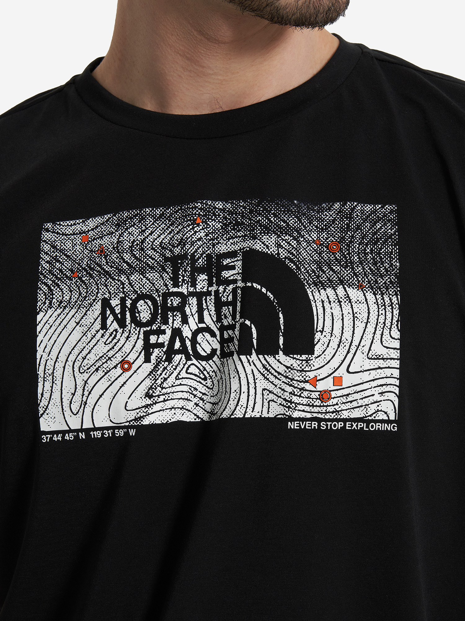 фото Футболка мужская the north face foundation, черный