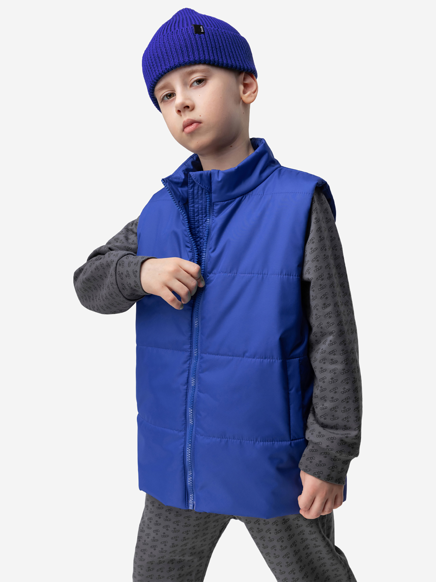 Изображение товара Жилет для мальчиков bodo, Синий, Полукомфортный для путешествий