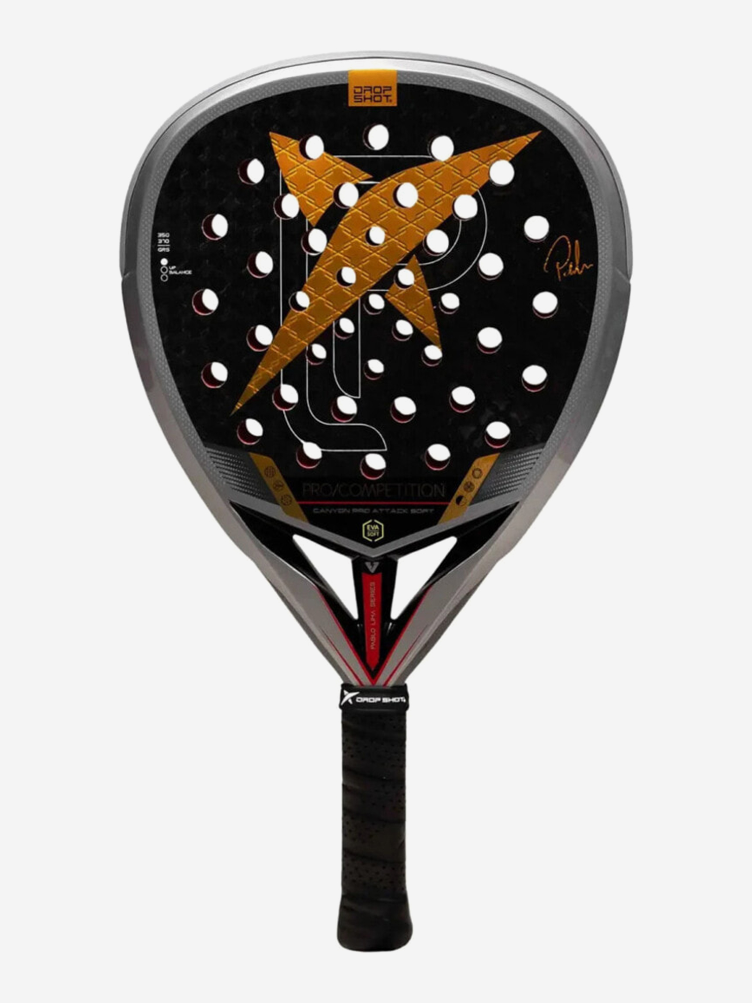 Изображение товара Ракетка для падел-тенниса DROP SHOT Canyon Pro Attack Soft Изображение товара Ракетка для падел-тенниса DROP SHOT Canyon Pro Attack Soft