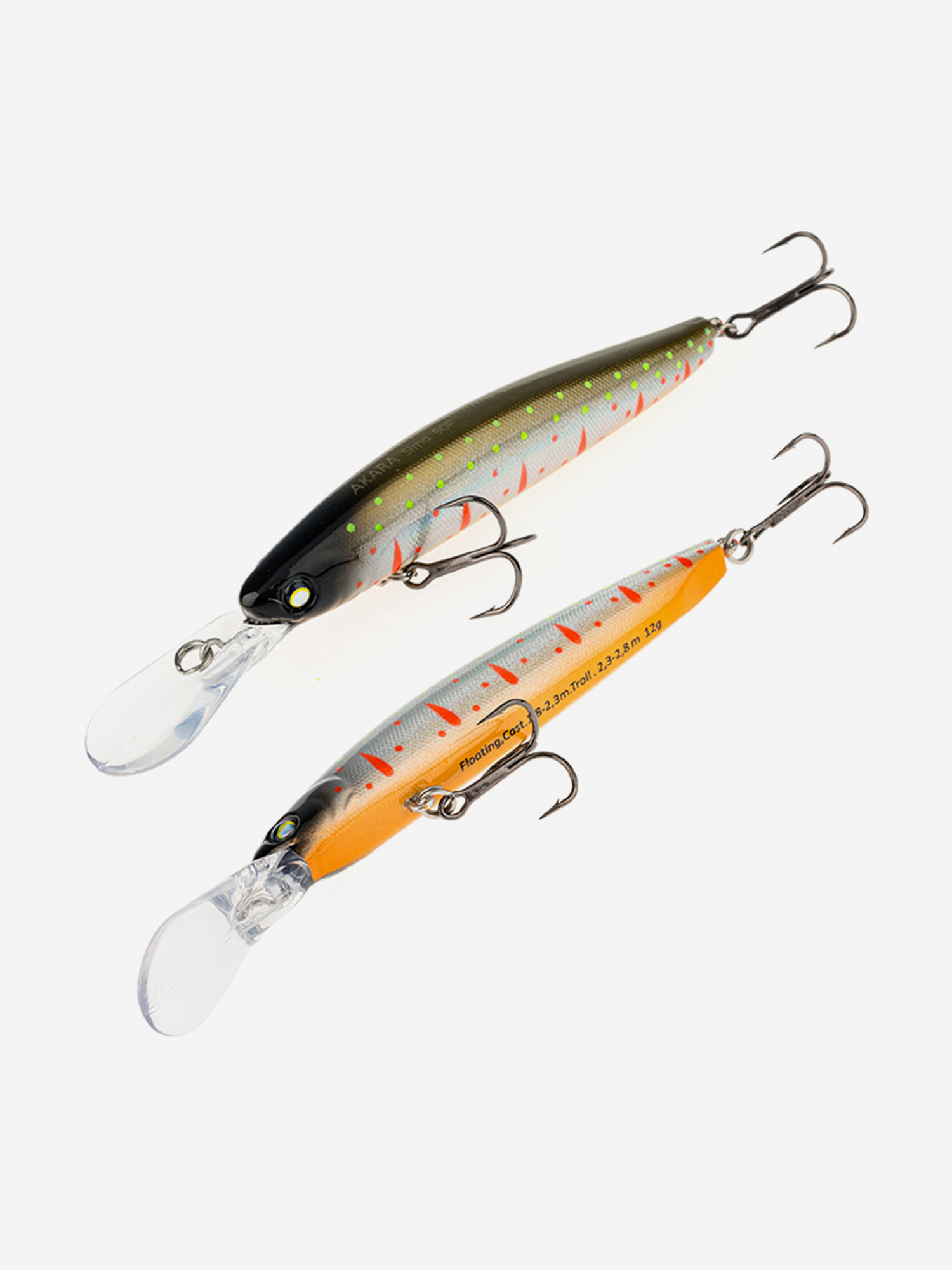 

Воблер Akara Sima 90F 12 гр. (3/7 oz 3,5 in) A110, Мультицвет