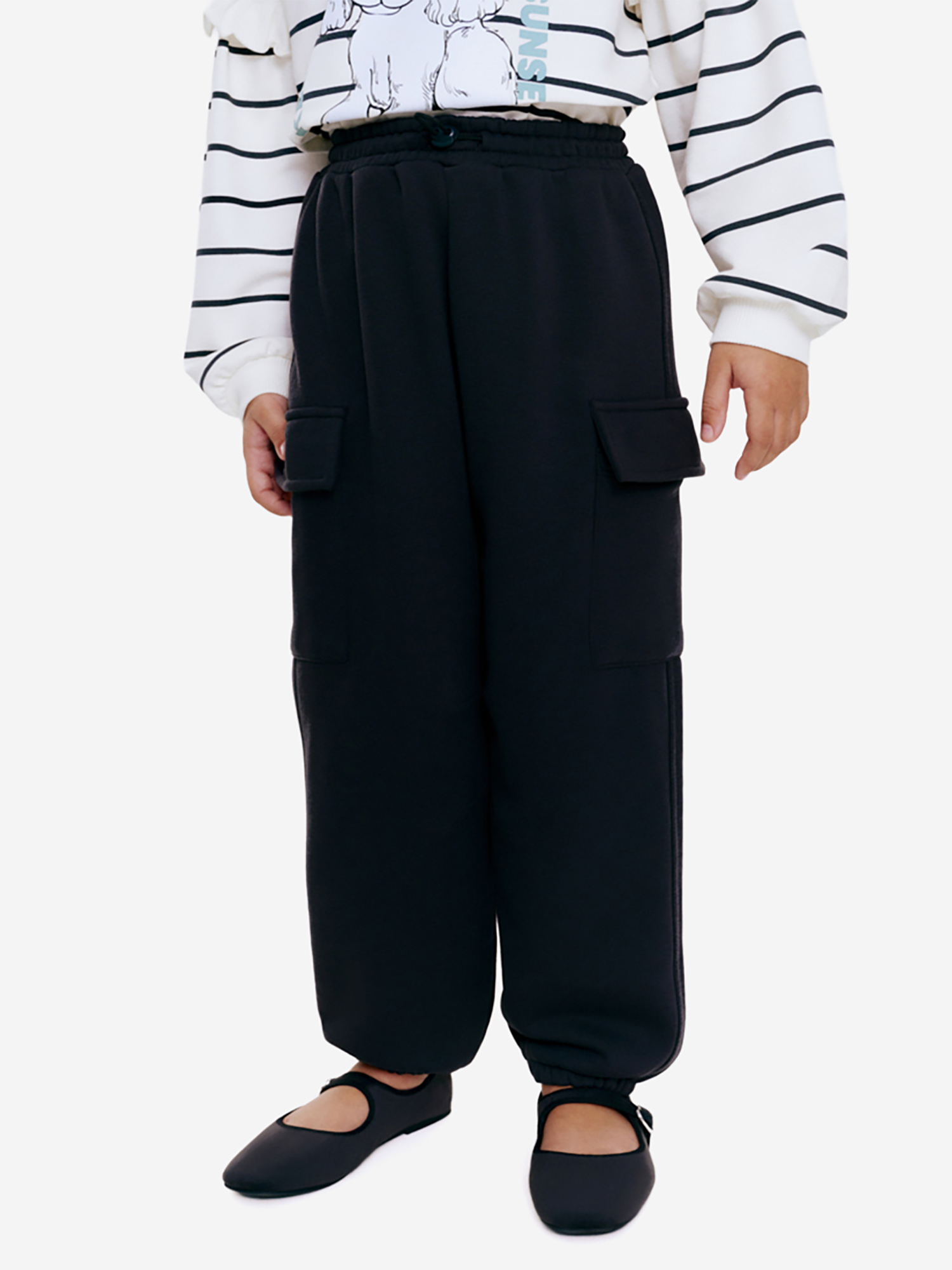 Изображение товара Детские брюки для девочек Artie с регулируемым поясом Карго Джоггеры