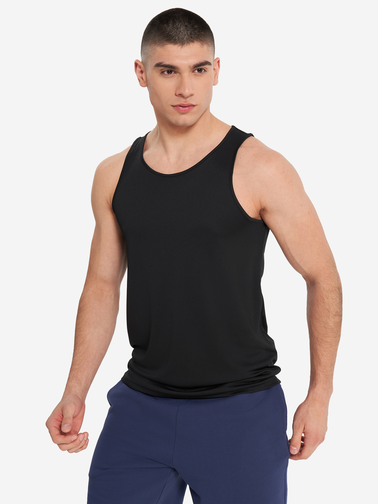 Майка мужская GSD Черная, черный, арт. 32551