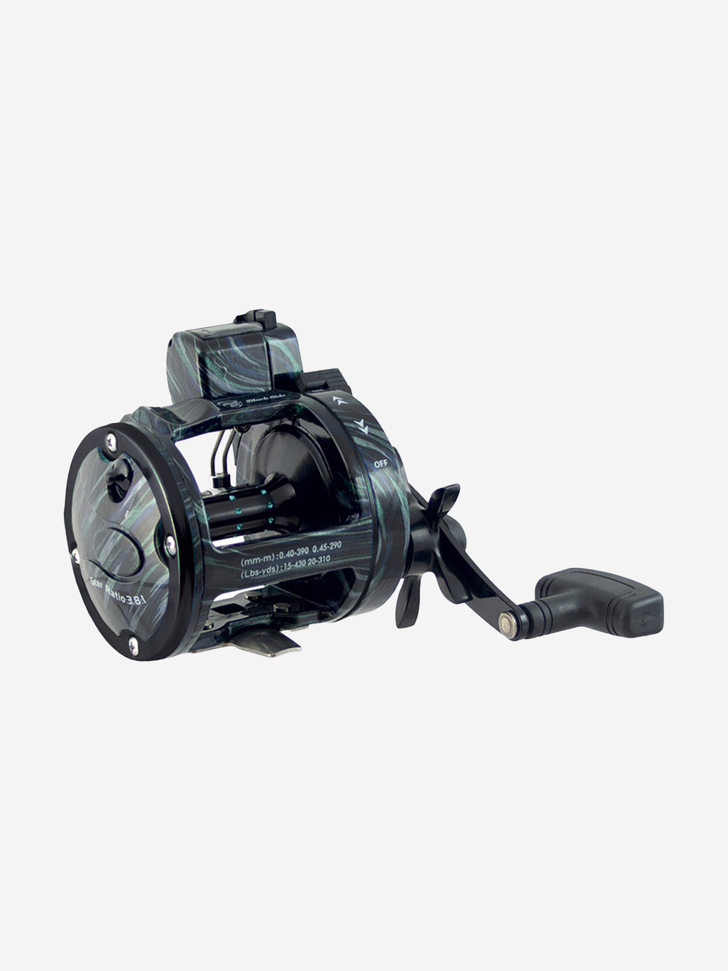 

Катушка для рыбалки мультипликаторная Black Side Drafter Pro LC 300, Черный