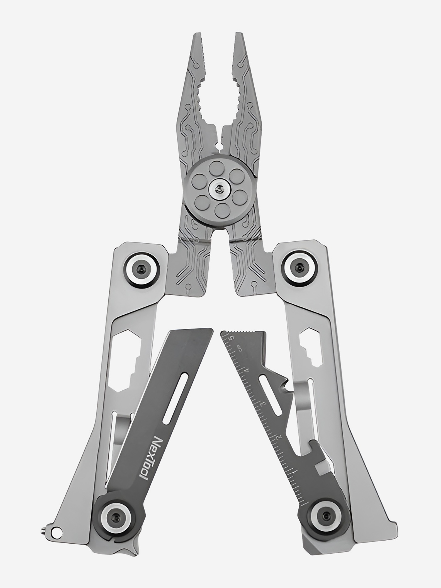 

Мультиинструмент складной Nextool Blade EDC Tool, 14 функций, Серебряный