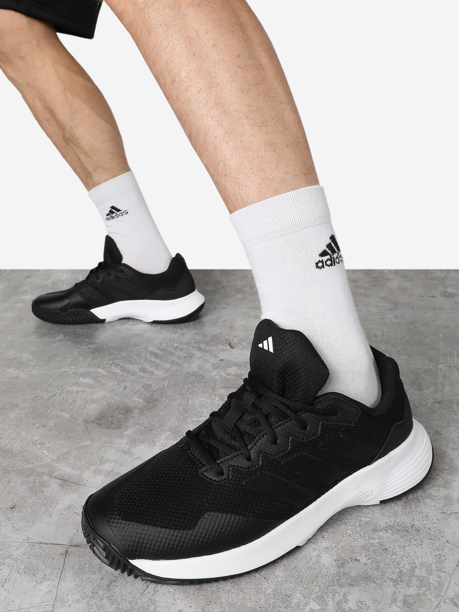 

Кроссовки мужские для тенниса adidas Gamecourt 2, Черный