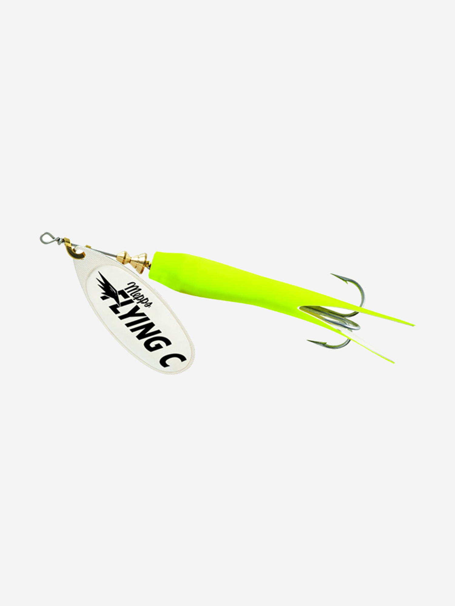 

Блесна для рыбалки вертушка Mepps AGLIA FLYING C, 10g №3 SILVER/Chartreuse, 1 штука, Серебряный