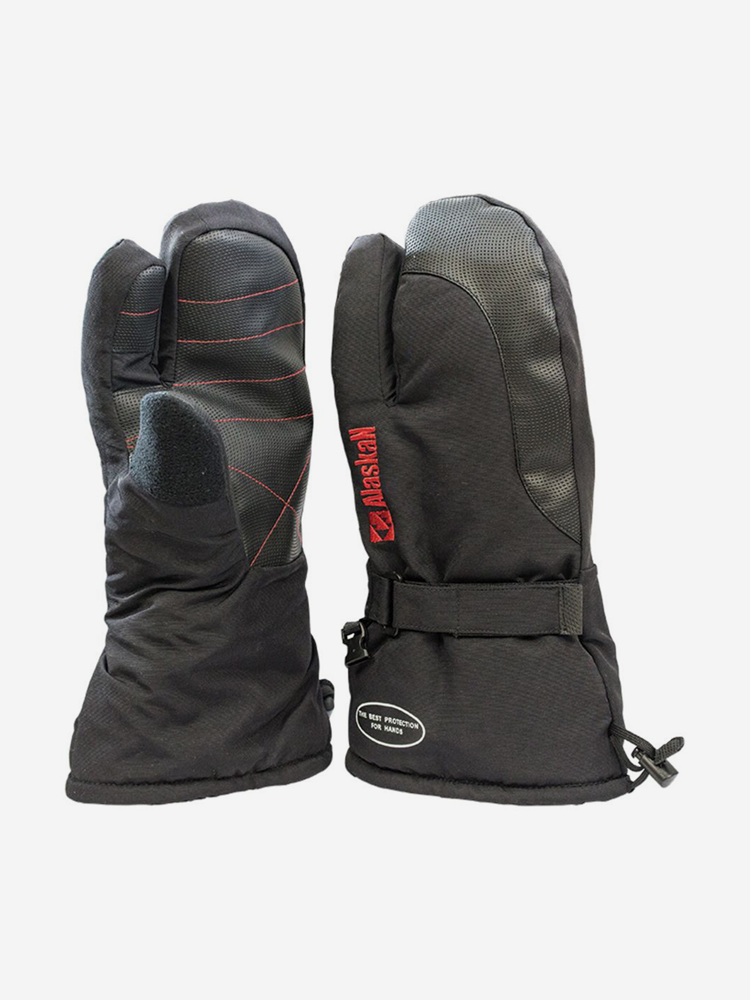 

Варежки Alaskan Two Fingers черный, Черный