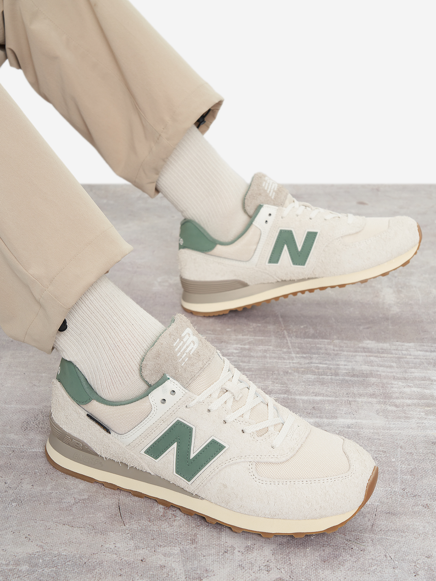 

Кроссовки мужские New Balance 574, Бежевый