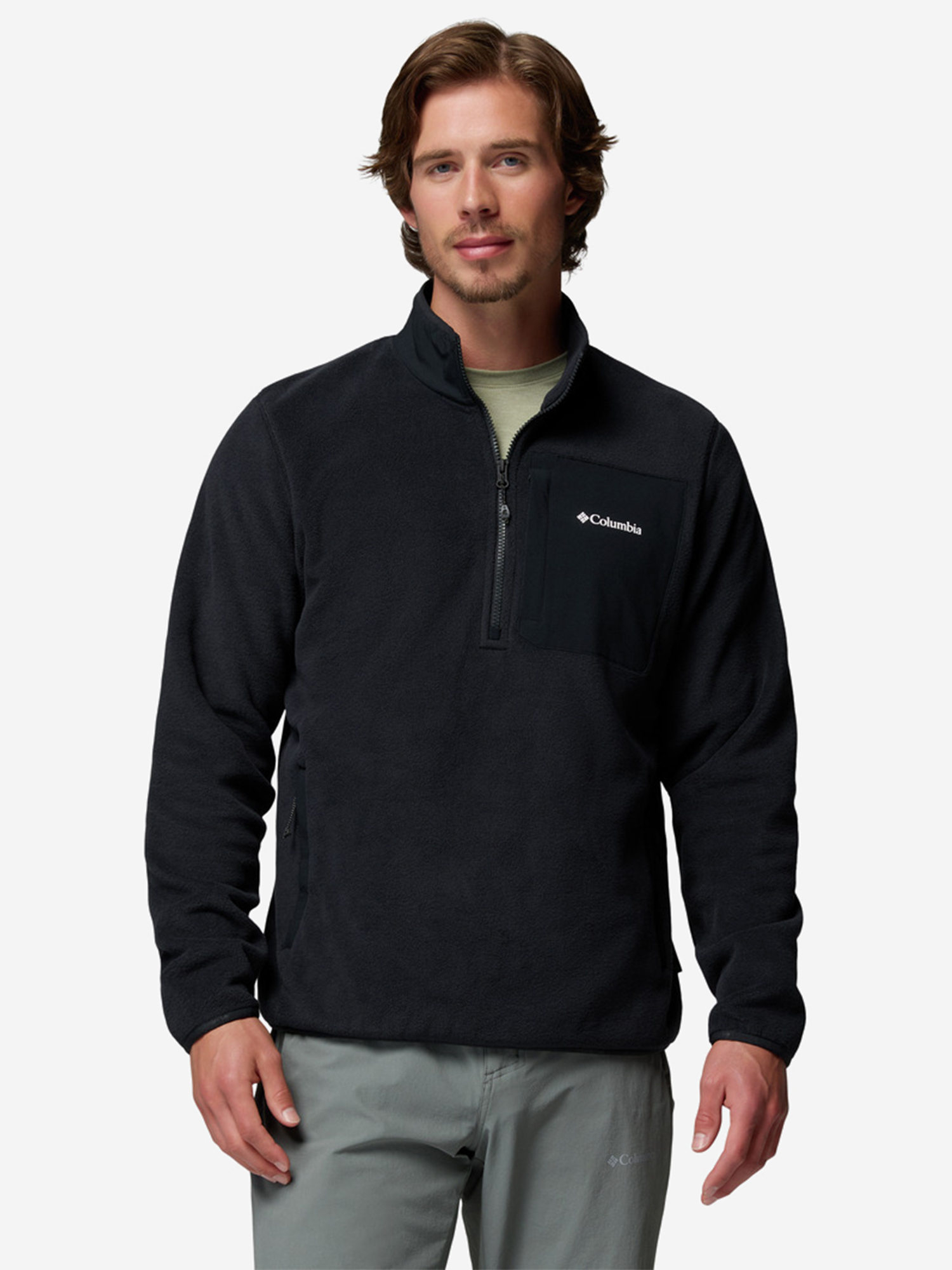 Изображение товара Толстовка мужская Columbia Pacific Arch 200 1/2 Zip Fleece, Черный Изображение товара Толстовка мужская Columbia Pacific Arch 200 1/2 Zip Fleece, Черный