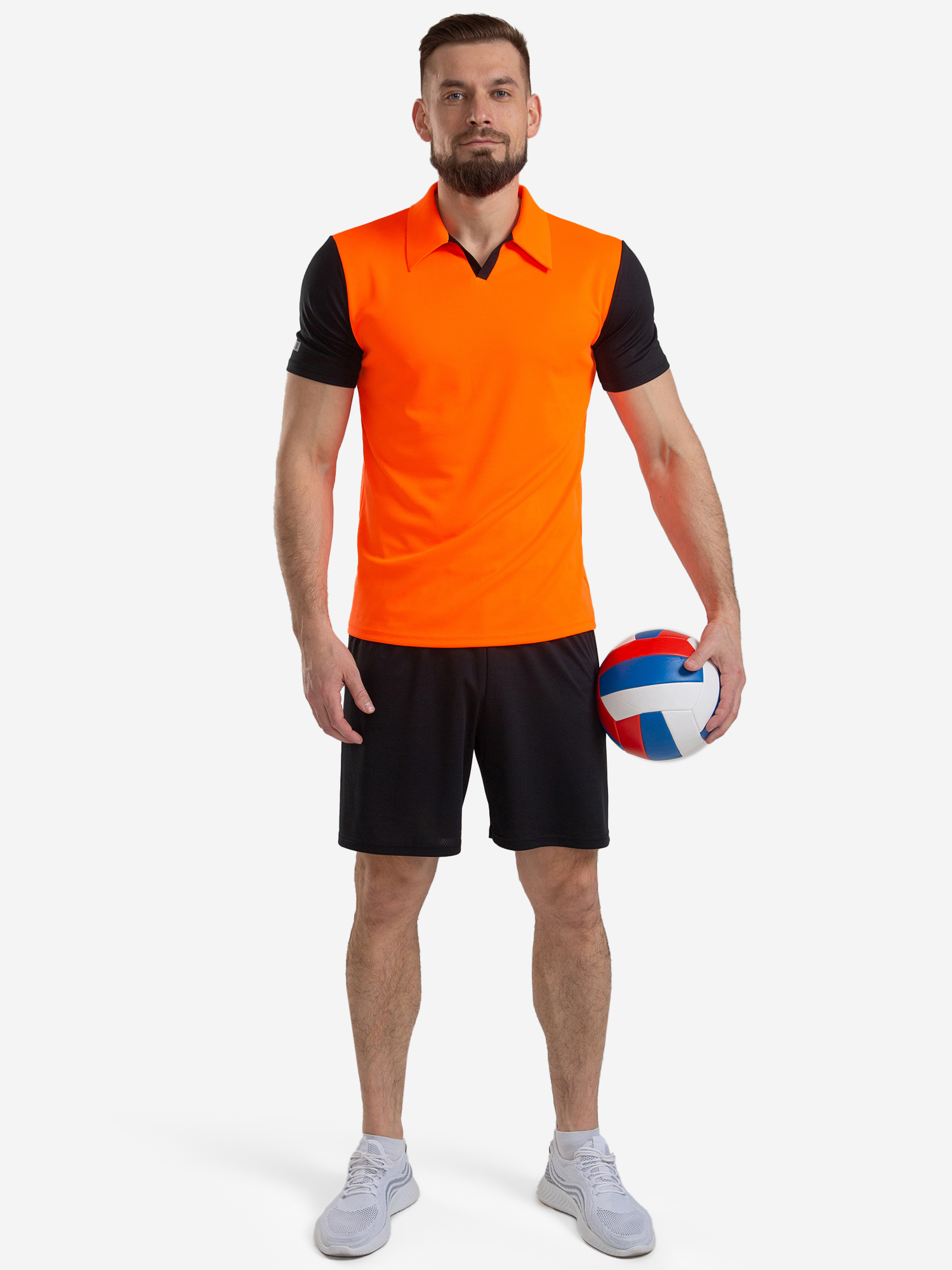Изображение товара Волейбольная форма CROSSSPORT Вфм-008 оранжево-черная всесезонная для взрослых