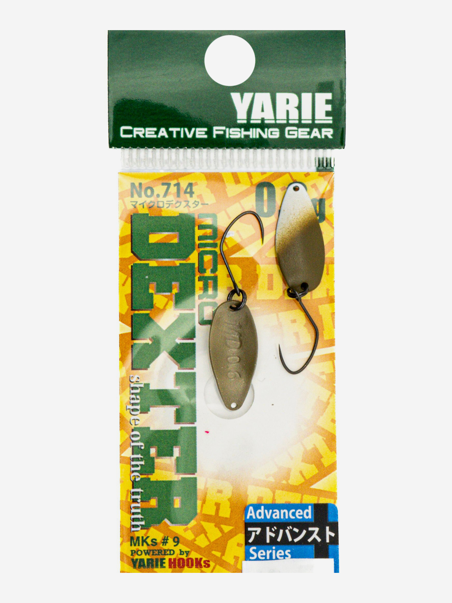

Блесна Yarie №714 Micro Dexter,  г, AD 1, Мультицвет