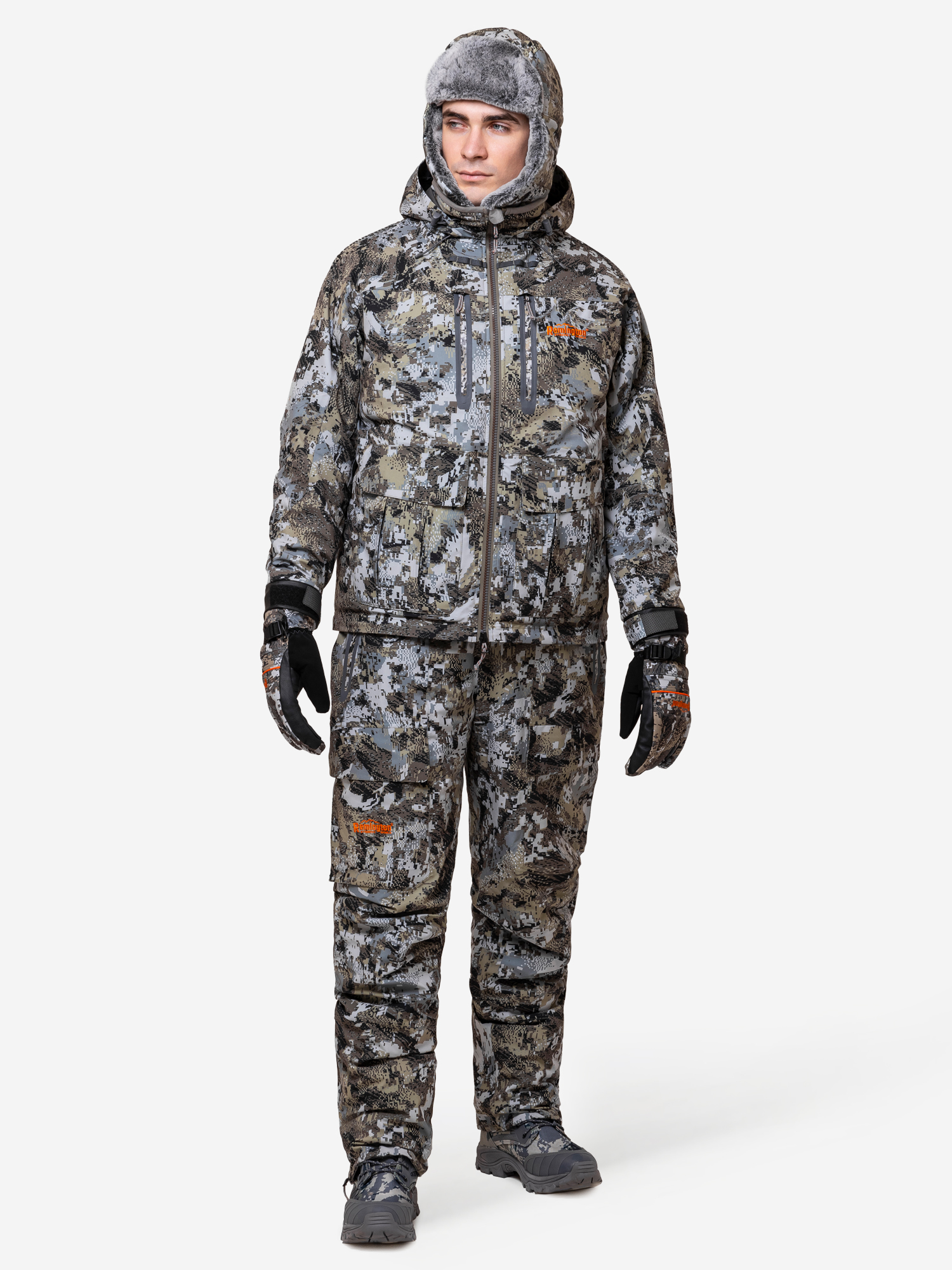 Костюм утепленный мужской, зеленый, арт. 31567