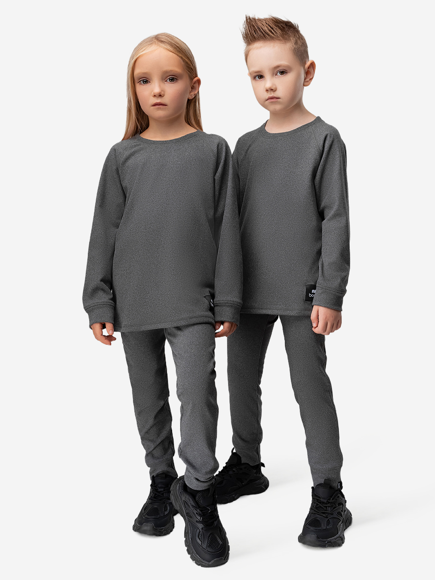 Изображение товара Комплект термобелья bodo, Темно-серый меланж