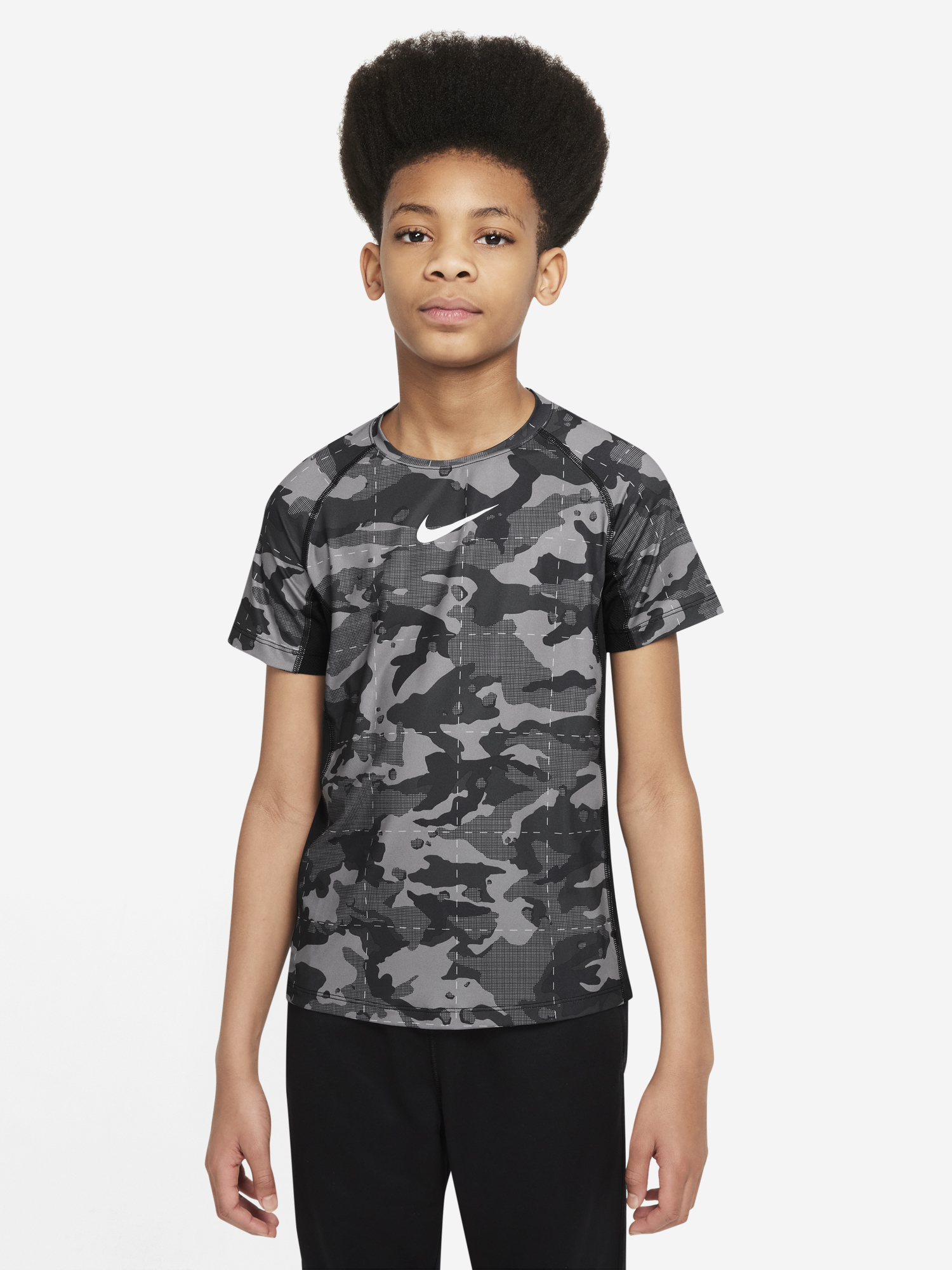 

Футболка для мальчиков Nike Pro Dri-FIT, Черный