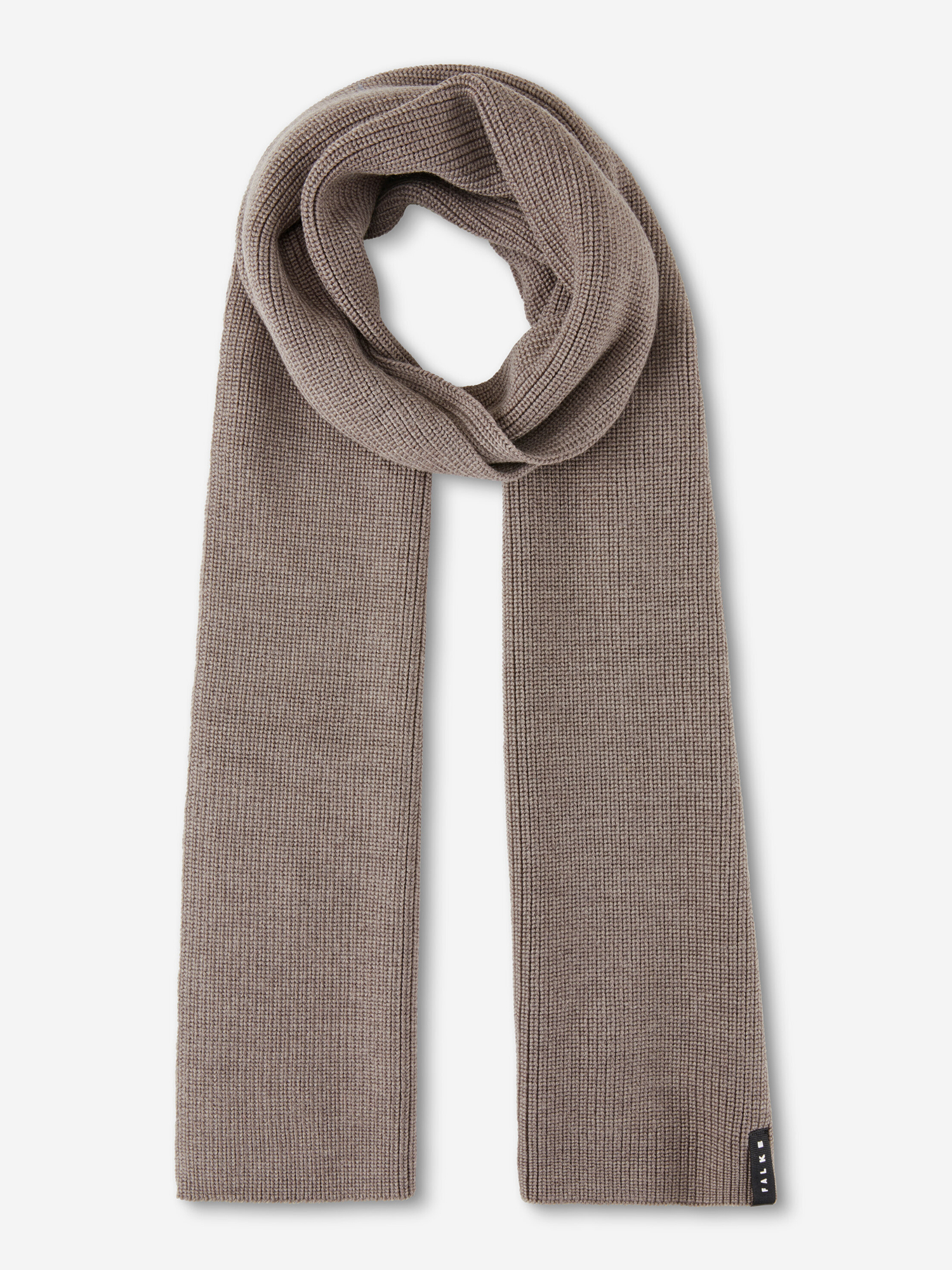 Изображение товара Шарф унисекс FALKE коричневый утепленный для зимы и демисезона