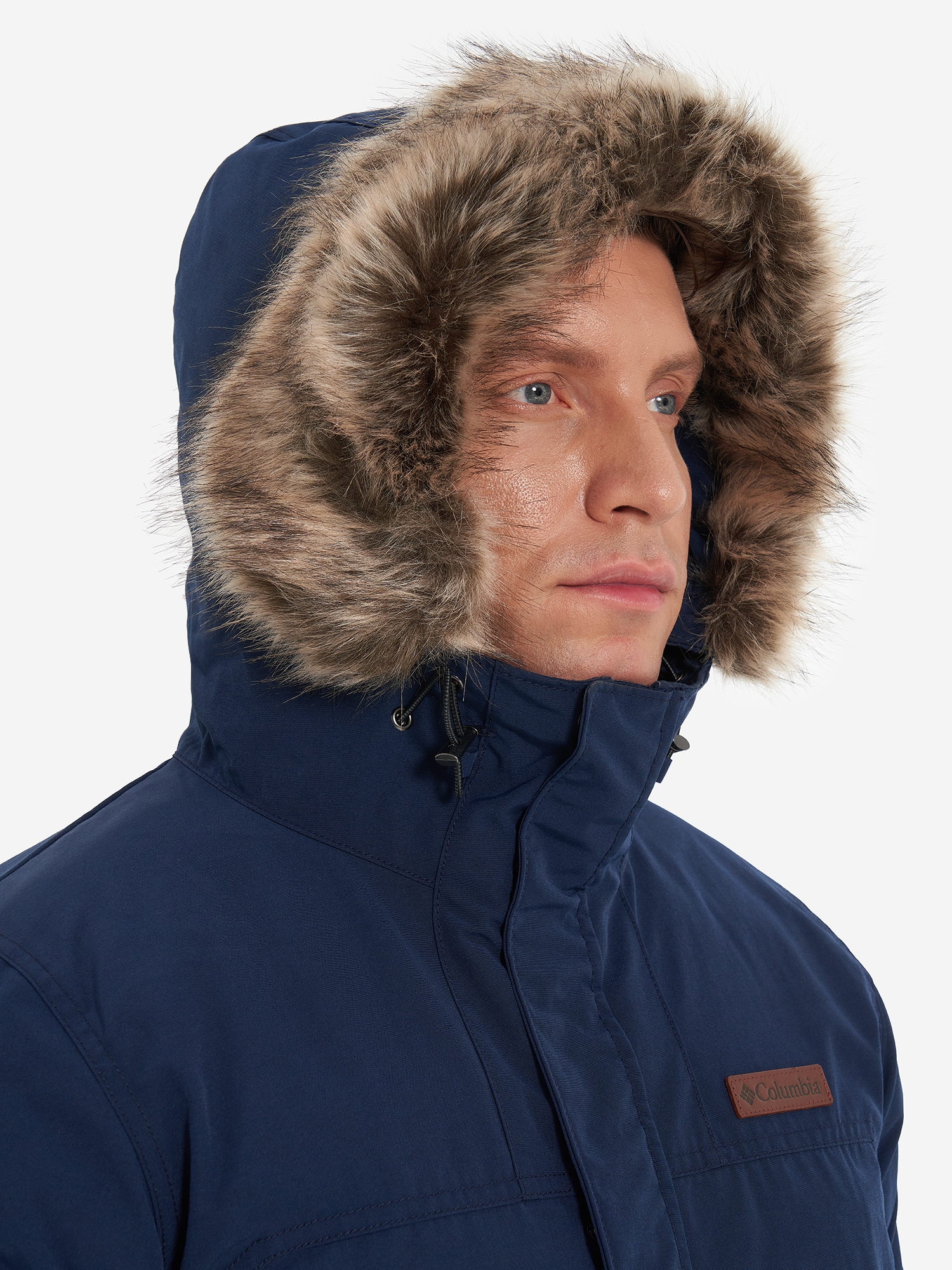 Куртка утепленная мужская Columbia Marquam Peak II Parka, Синий 2122891CLB-464, размер RUS 48-50 - фото 5