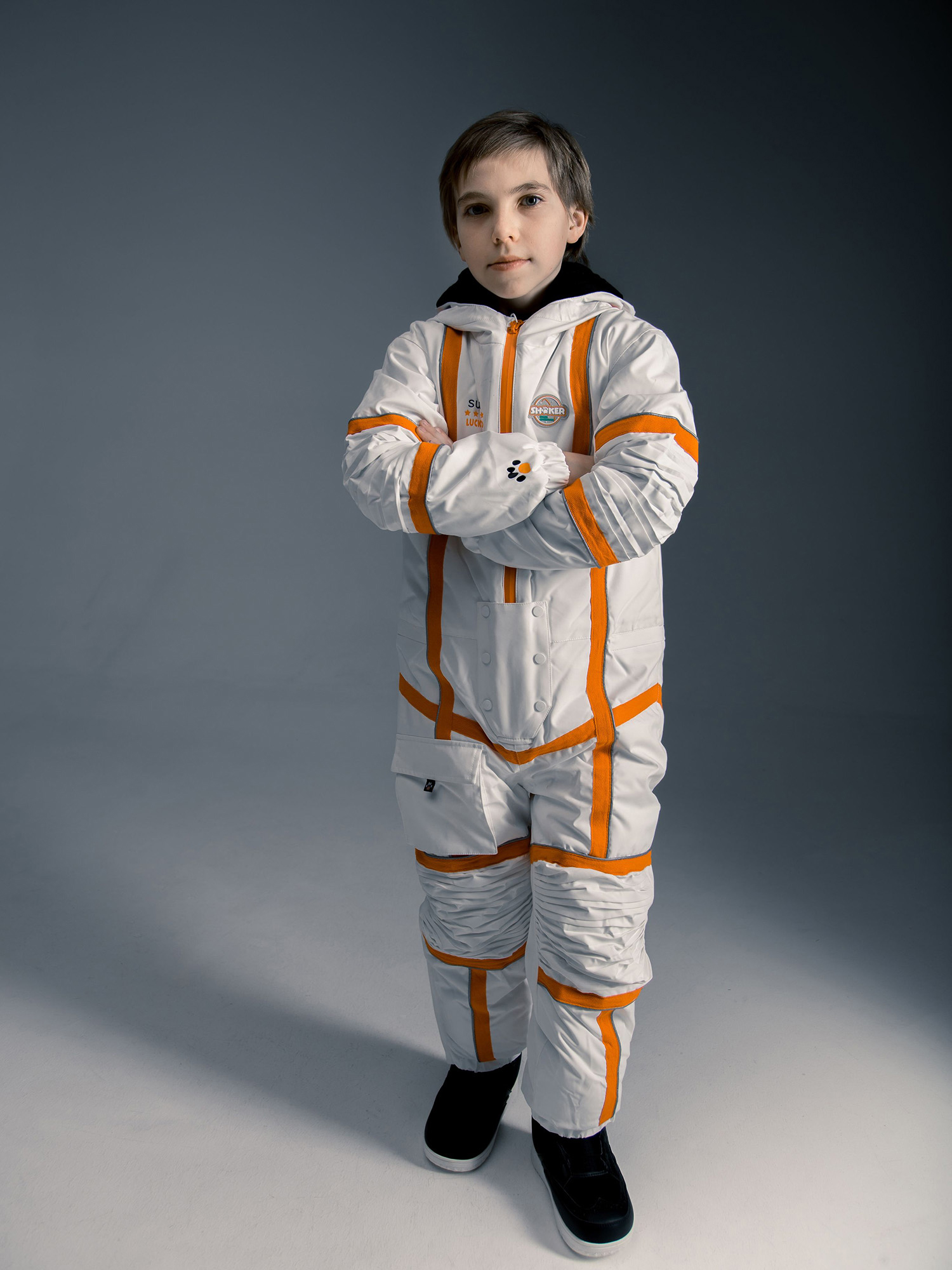 

Комбинезон LUCKYBOO детский зимний SPACE Series, Белый