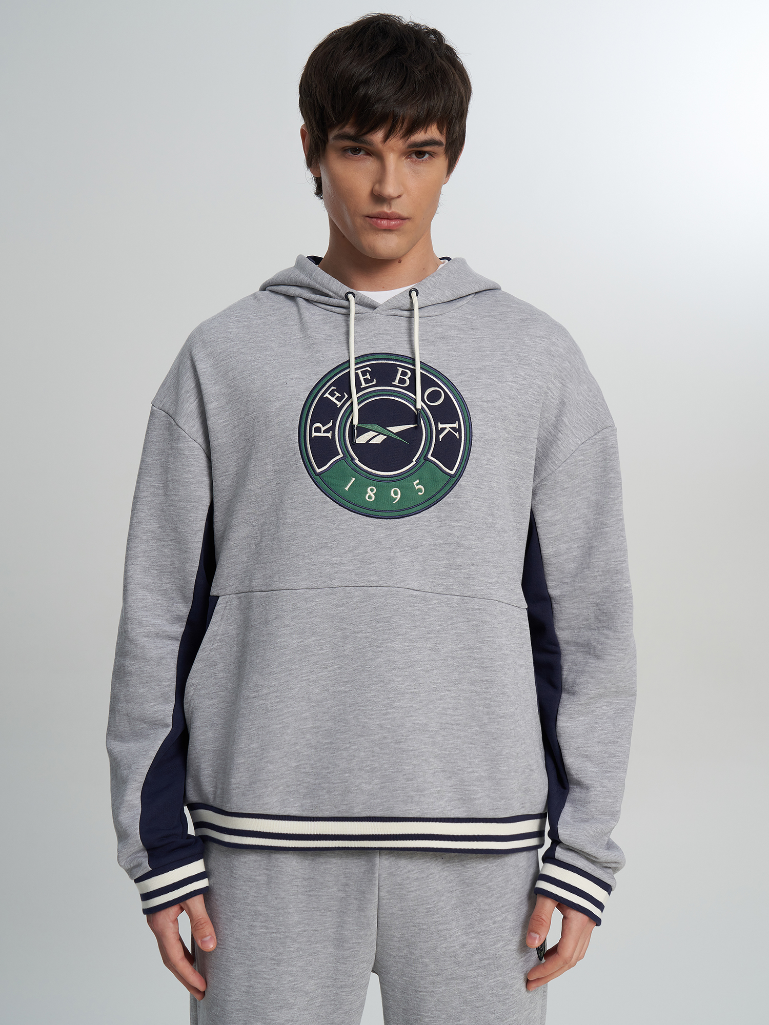 Худи мужское Reebok, Серый 2