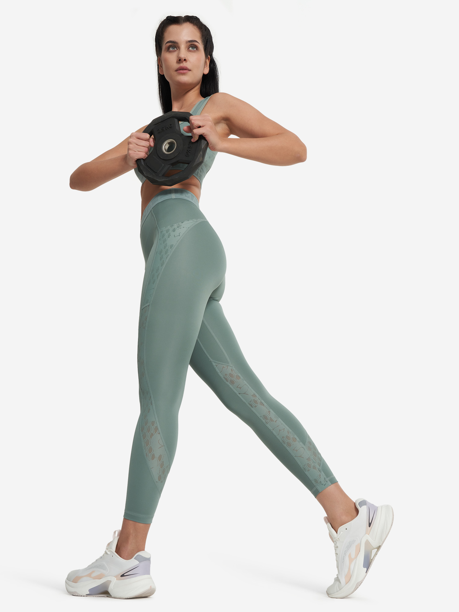 Легинсы женские PUMA Lace, Зеленый 5