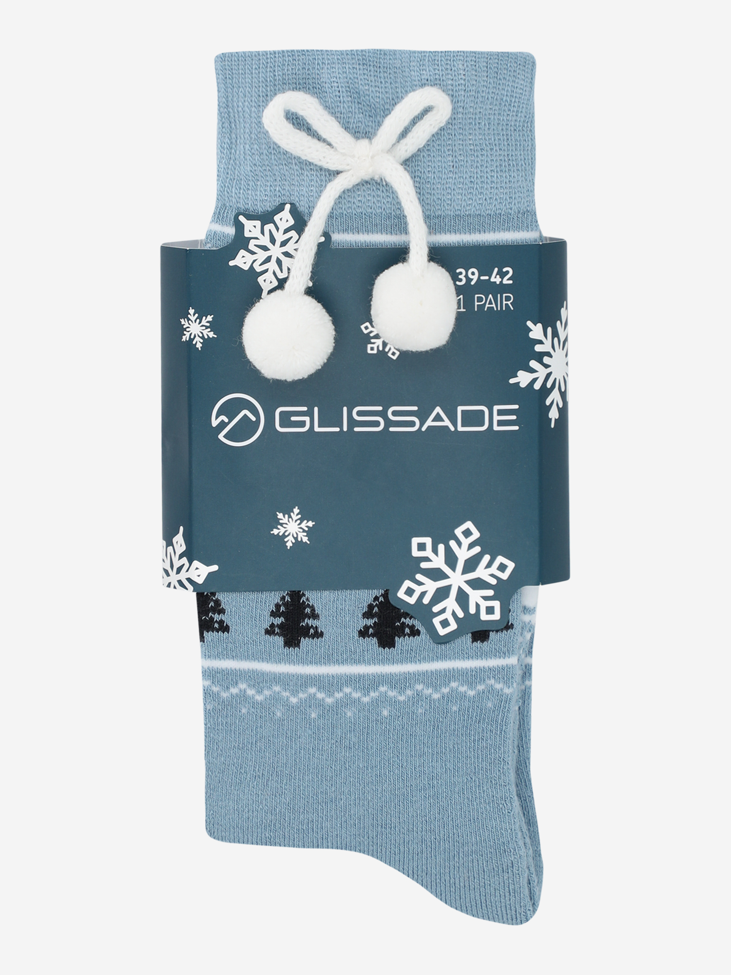 Носки женские Glissade, 1 пара, Голубой