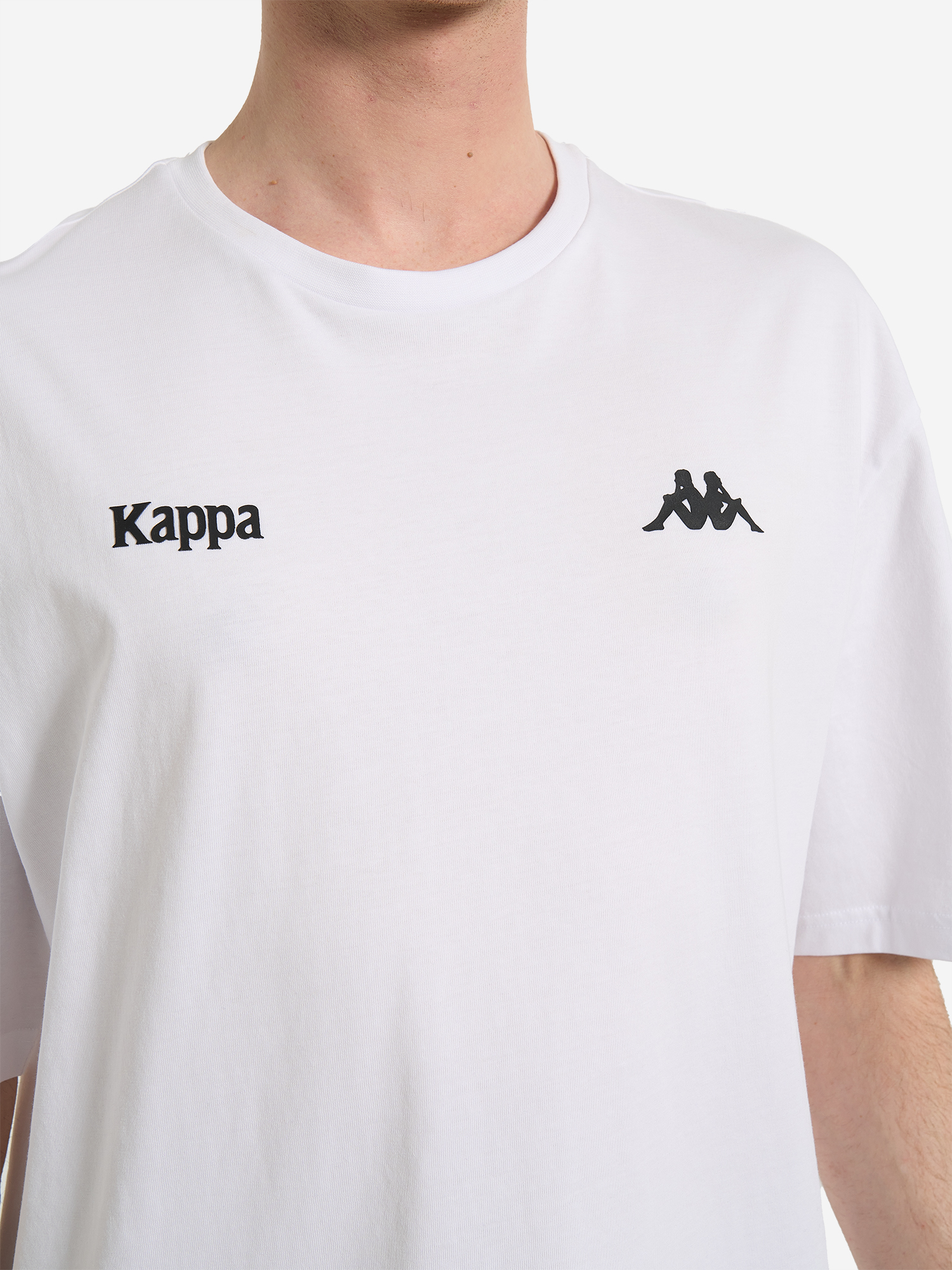 фото Футболка мужская kappa, белый