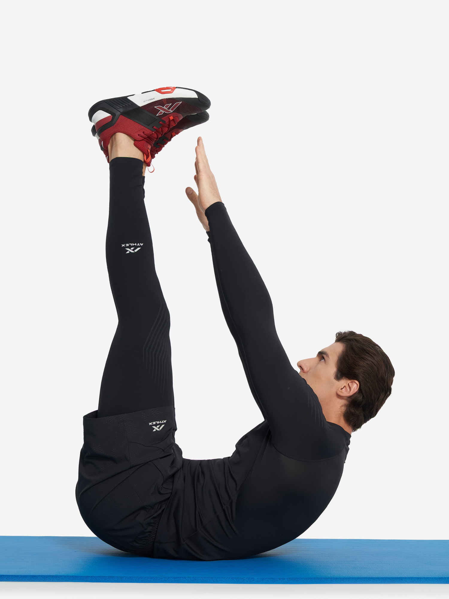 фото Тайтсы мужские athlex, черный