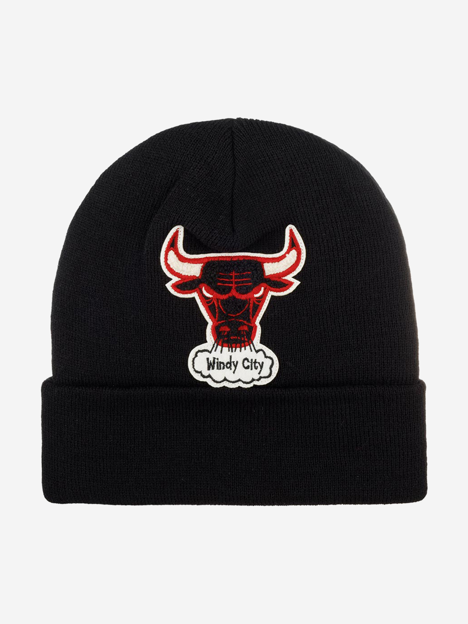 Изображение товара Шапка с отворотом MITCHELL NESS Chicago Bulls для баскетбольных фанатов